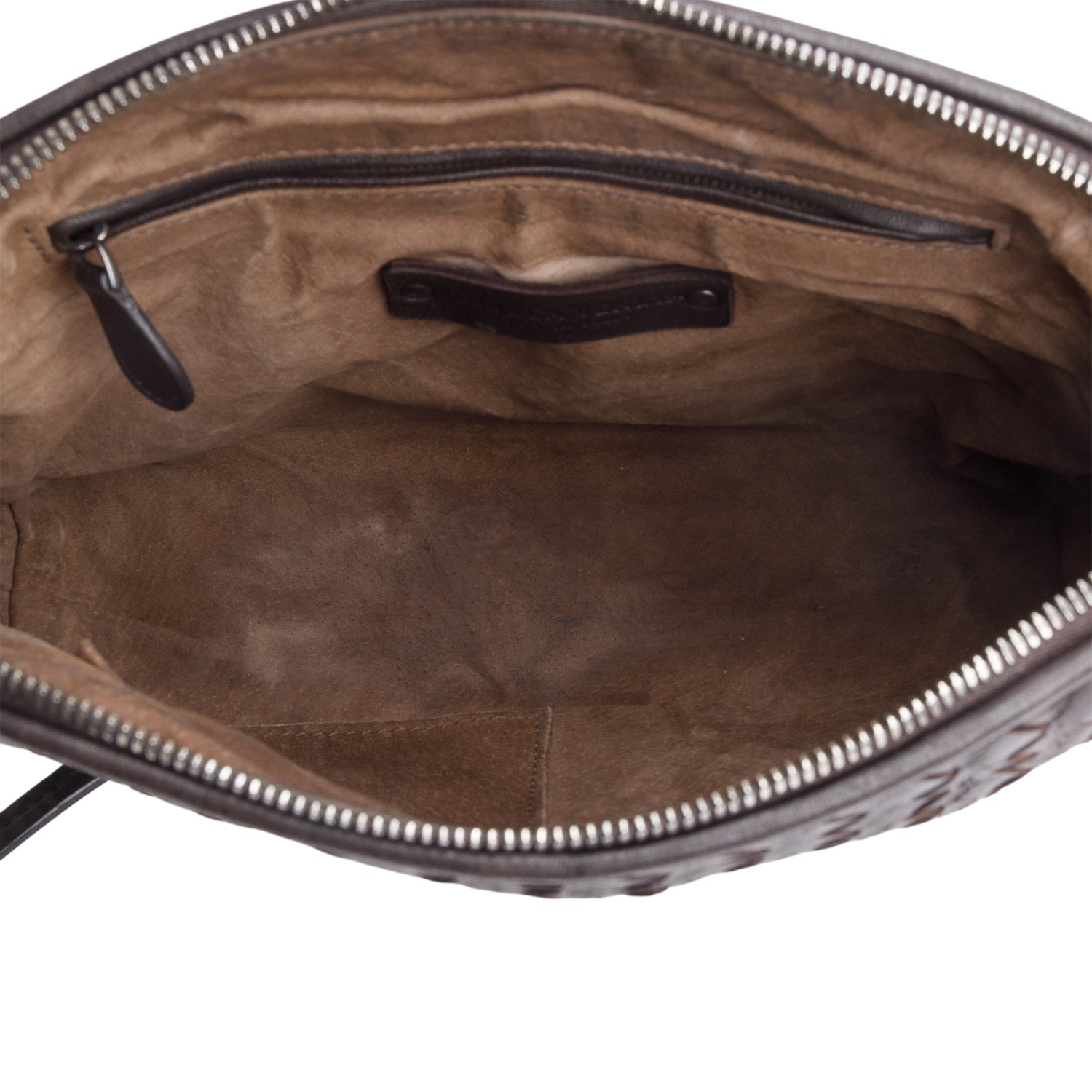 Bottega Veneta Brown Intrecciato Leather Loop Camera Bag