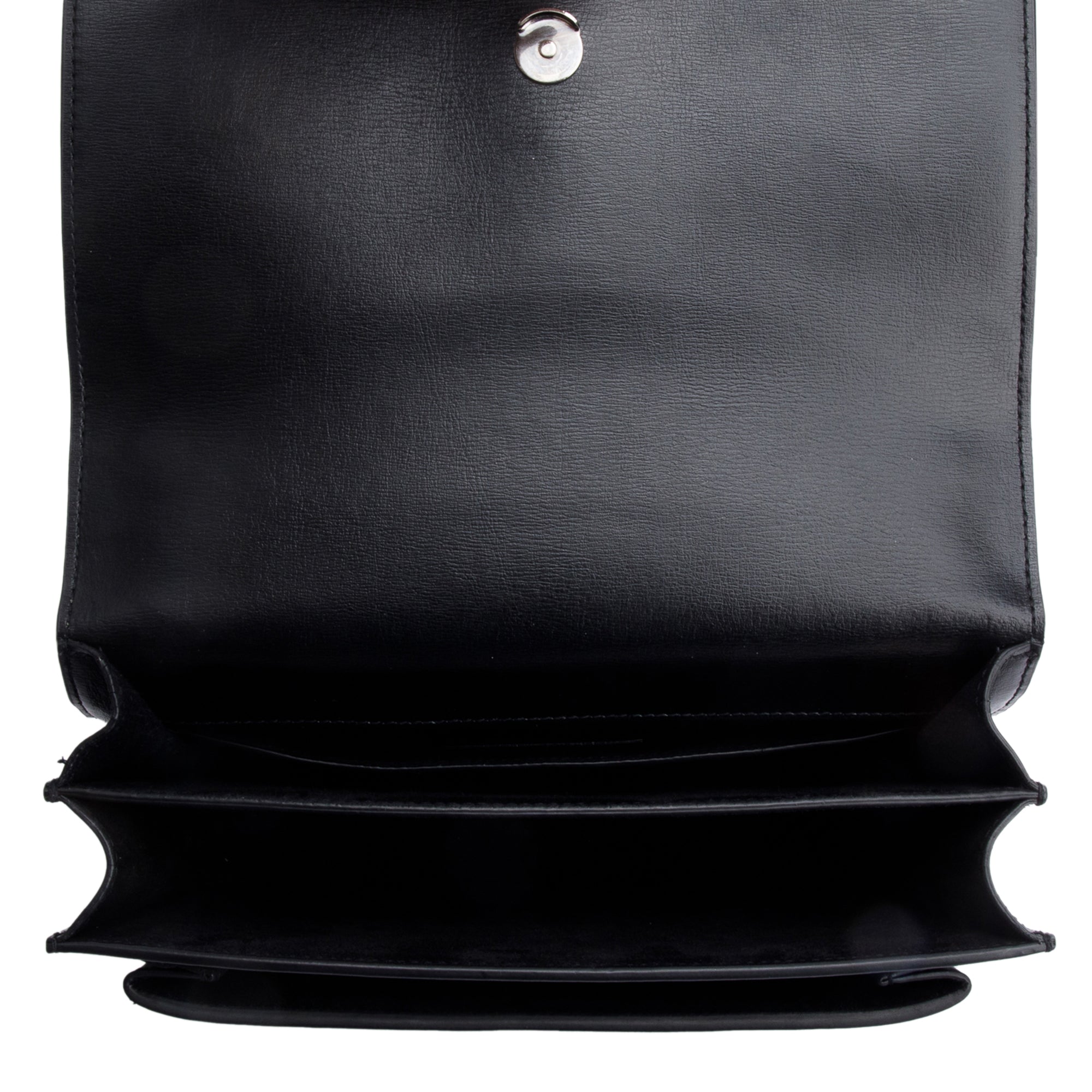 Saint Laurent Black Calfskin Leather Medium Sunset Shoulder Bag