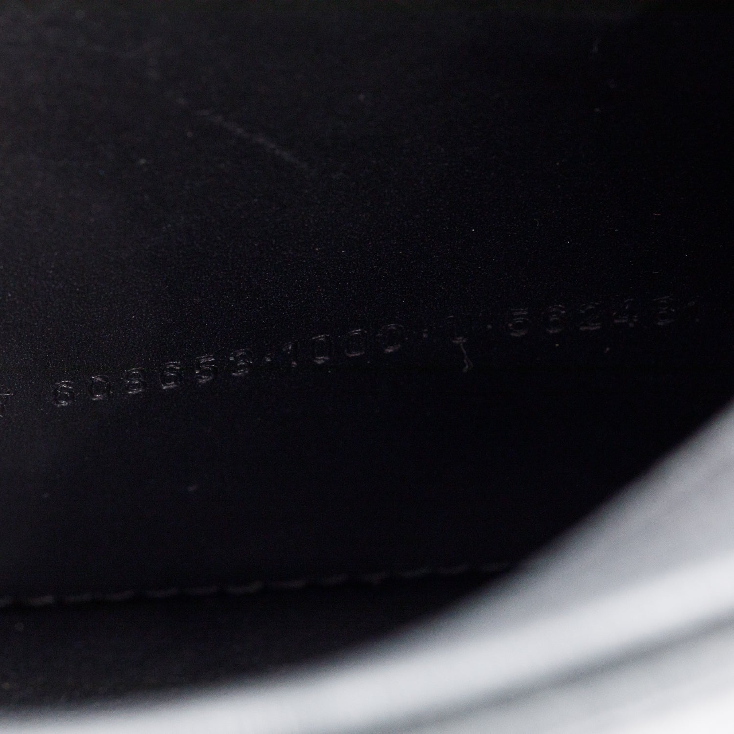 Balenciaga Black Calfskin Leather Logo Mini Cash Crossbody w/ Strap