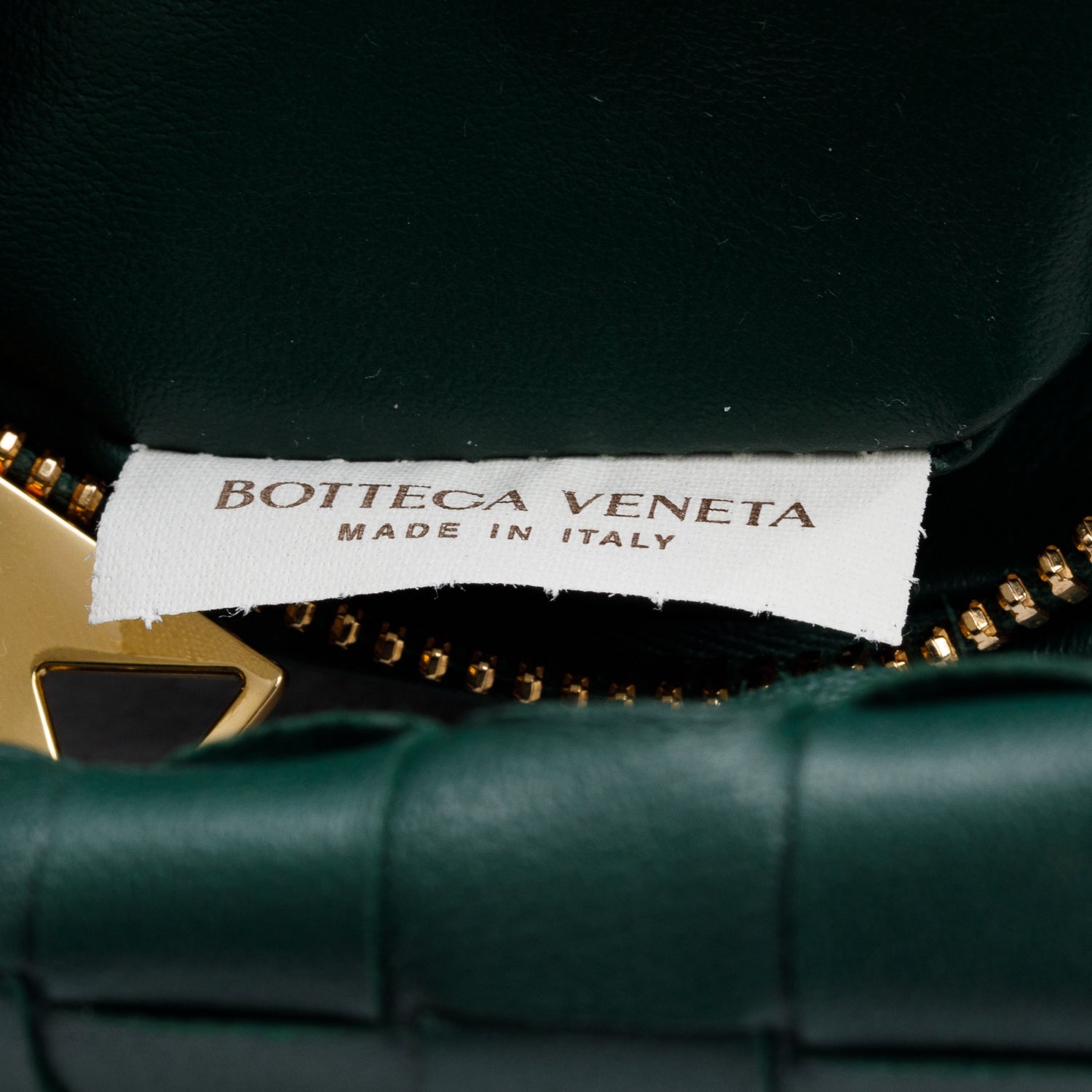 Bottega Veneta Green Intrecciato Leather Mini Jodie Bag