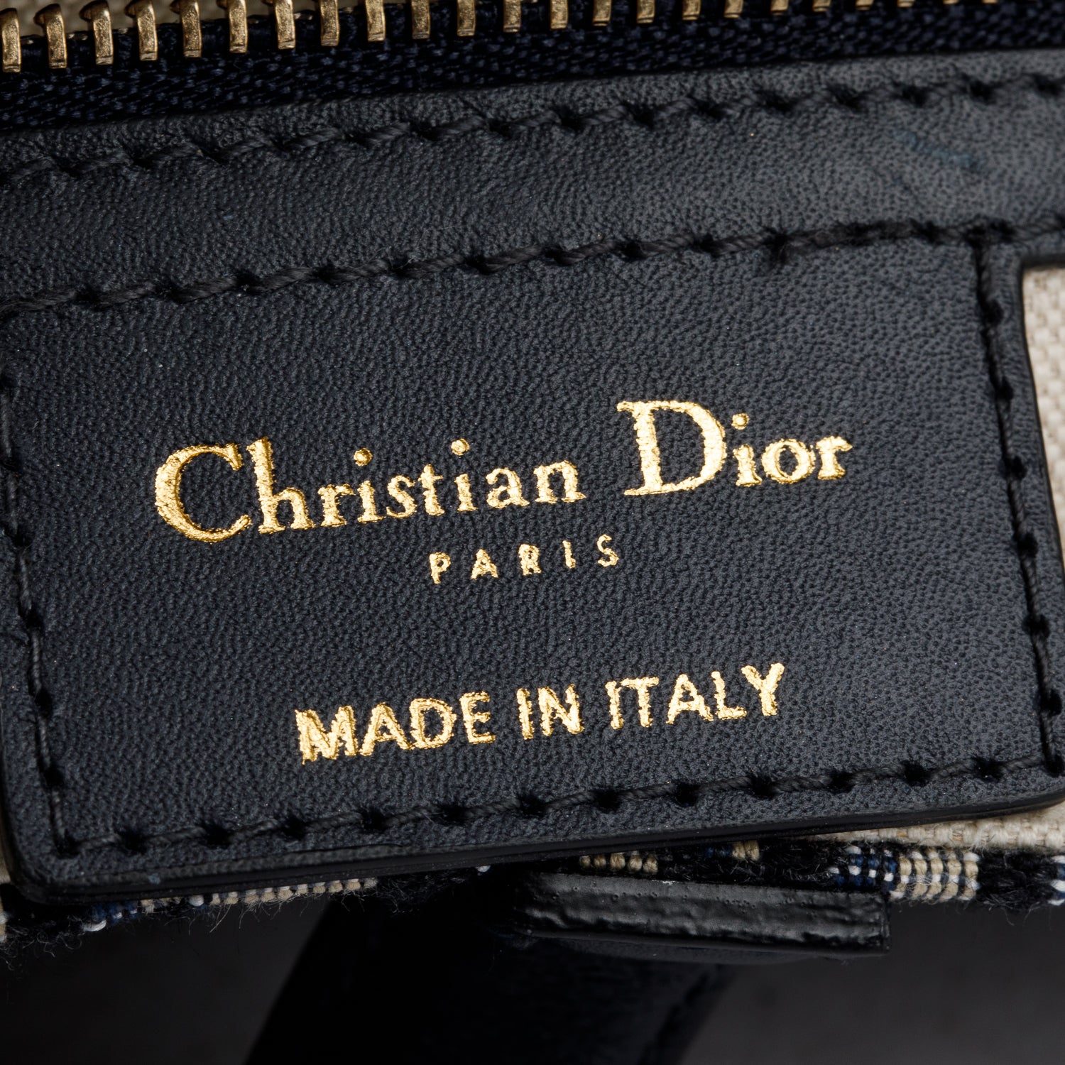 Christian Dior Oblique Medium Saddle Bag