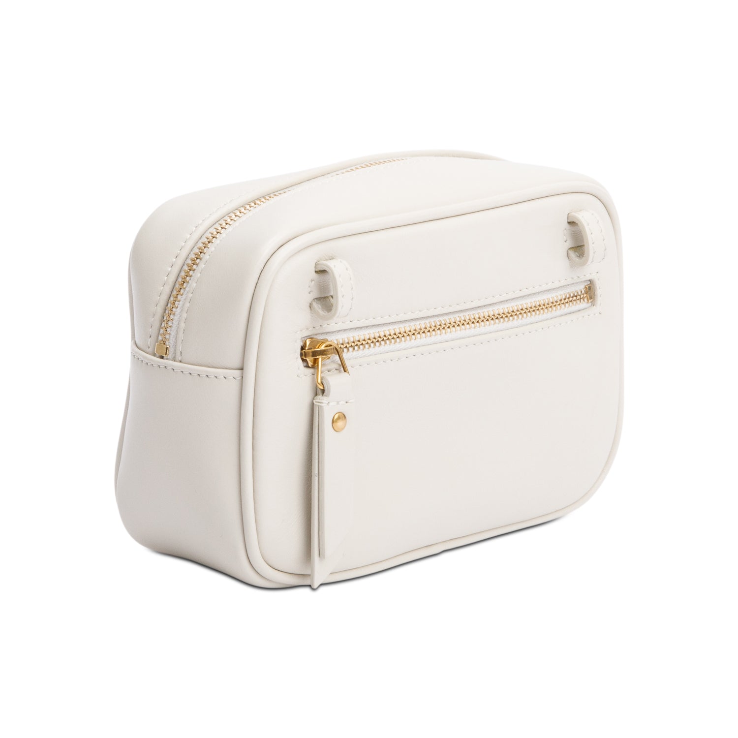 Saint Laurent 2020 White Quilted Calfskin Leather Lou Belt Bag