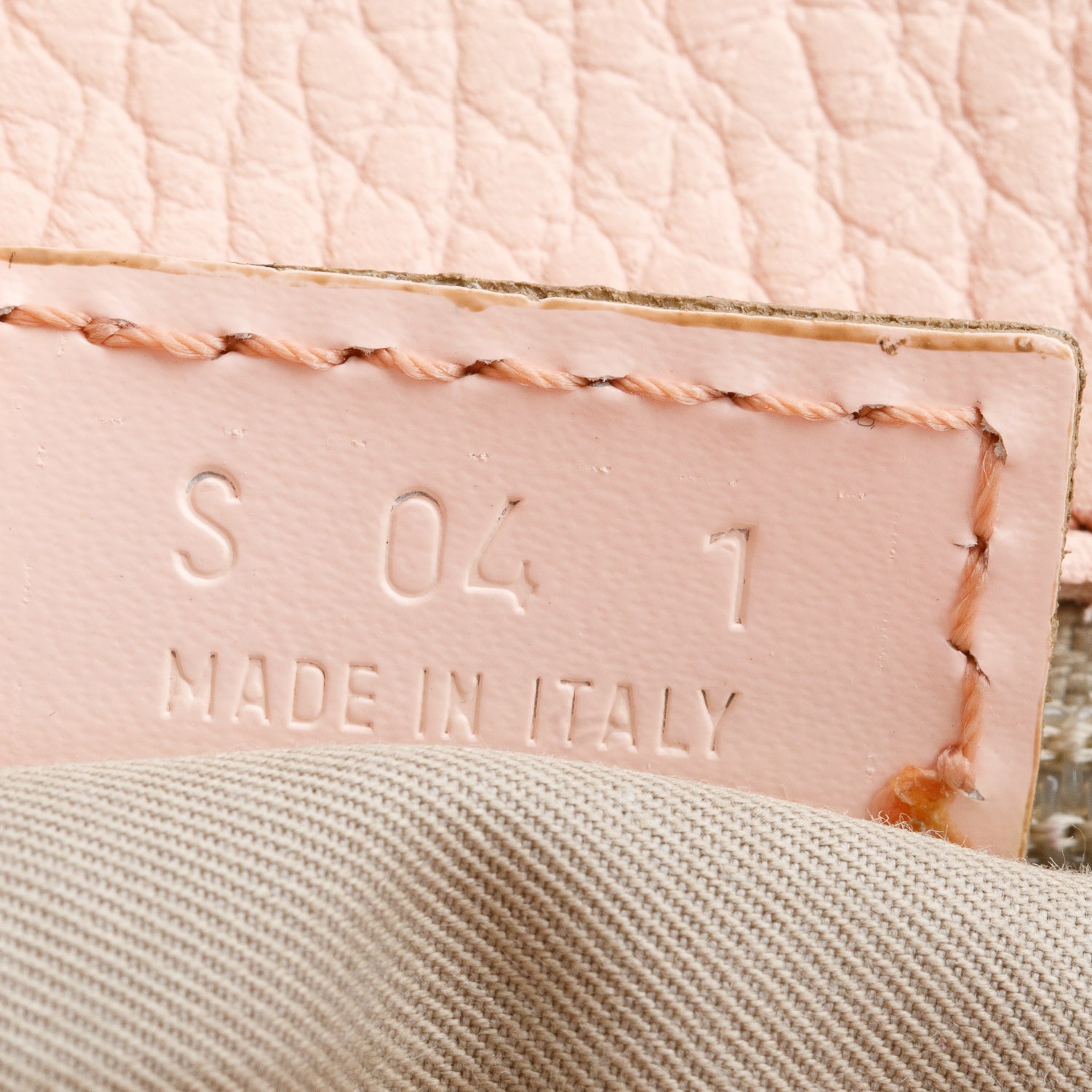 Burberry Pink Calfskin Leather Small Loop Tote