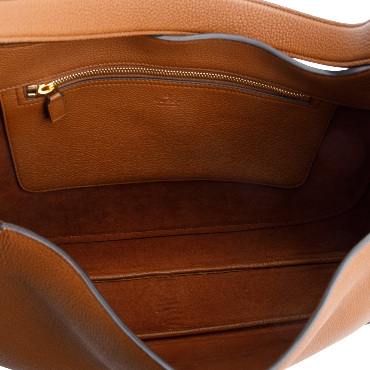 Gucci Brown Calfskin Leather Large Jackie 1961 Hobo Bag w/ Strap