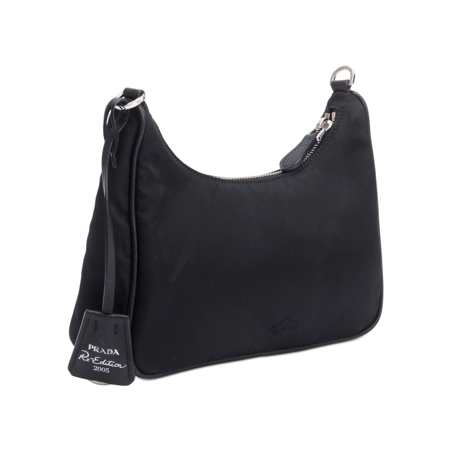 Prada Black Re-Edition 2005 Re-Nylon Shoulder Bag