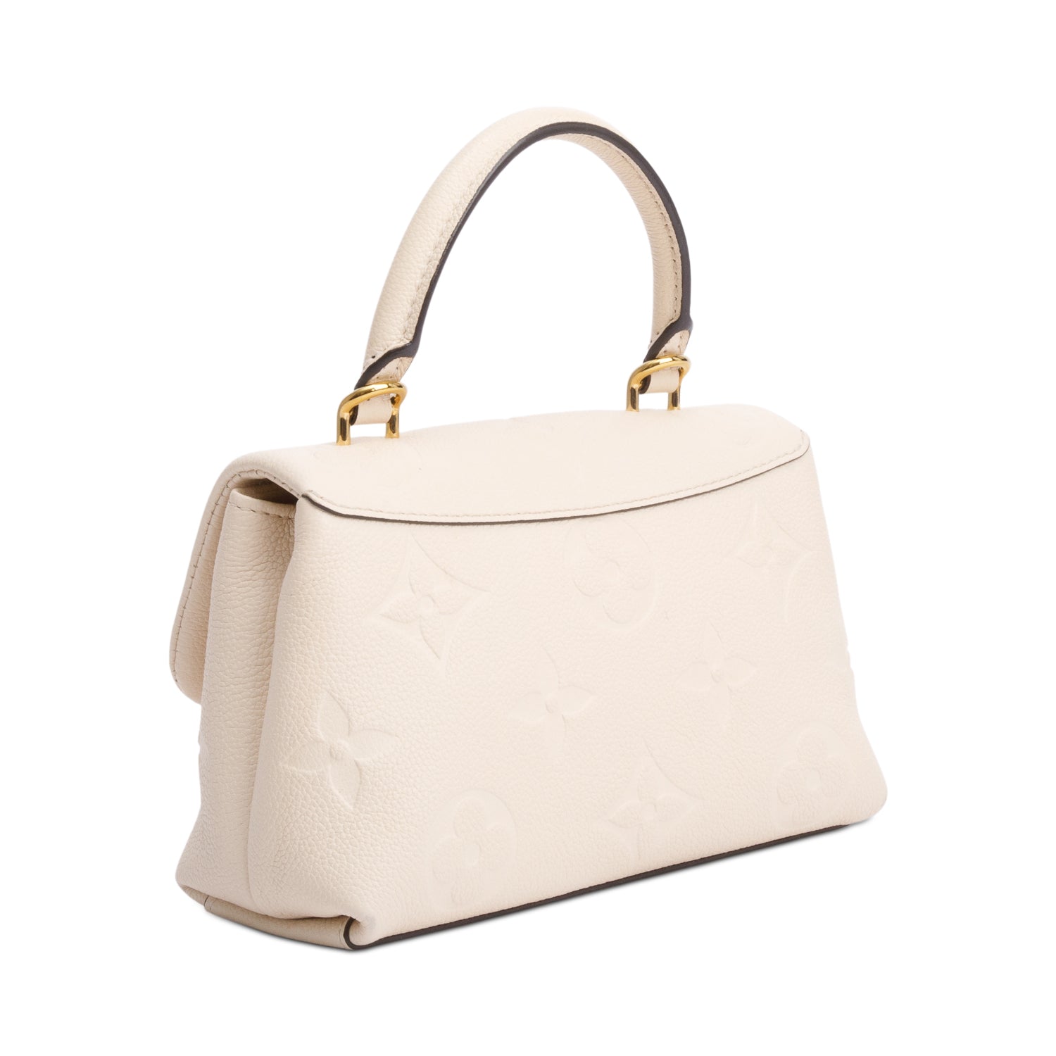 Louis Vuitton Creme Monogram Empreinte Leather Madeleine BB w/ Strap