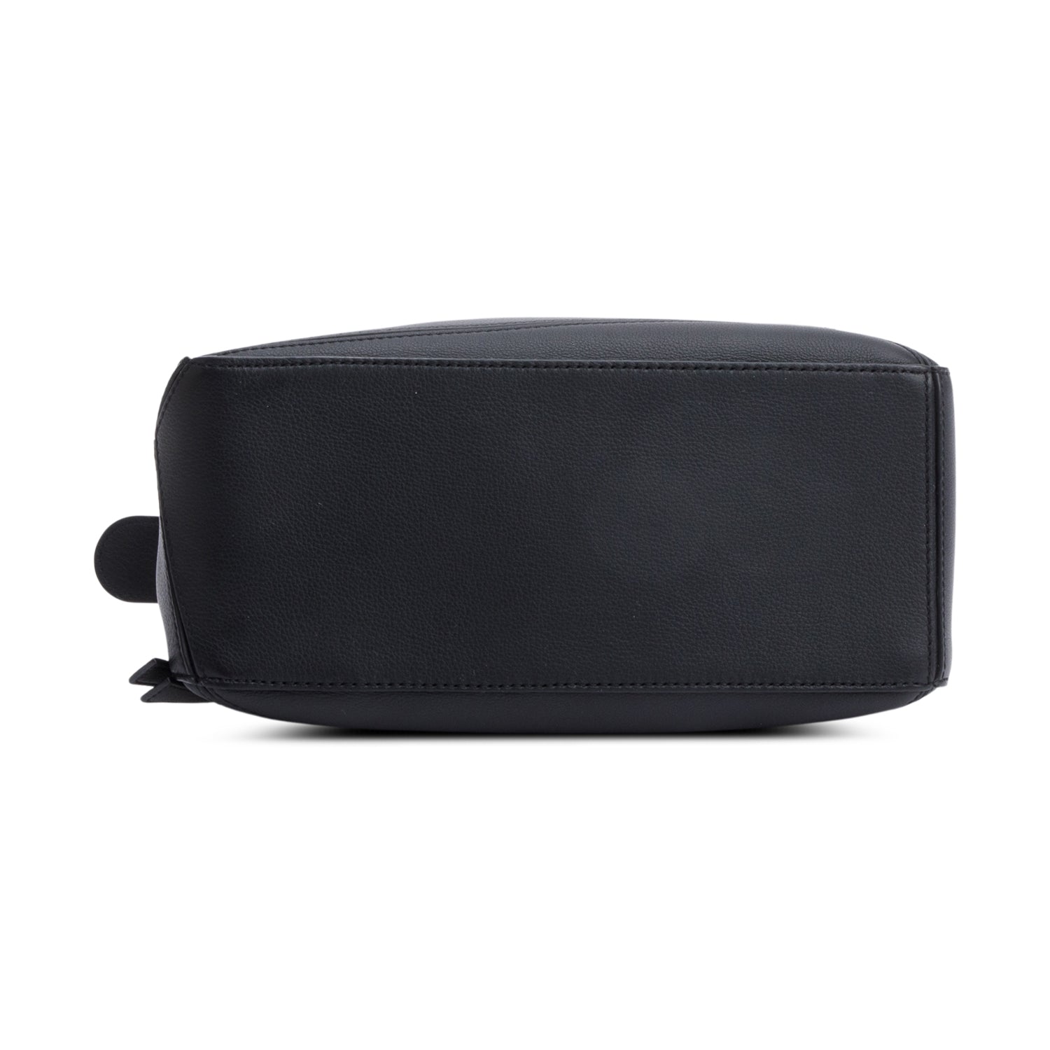 Loewe Black Calfskin Leather Small Puzzle Edge Bag w/ Strap