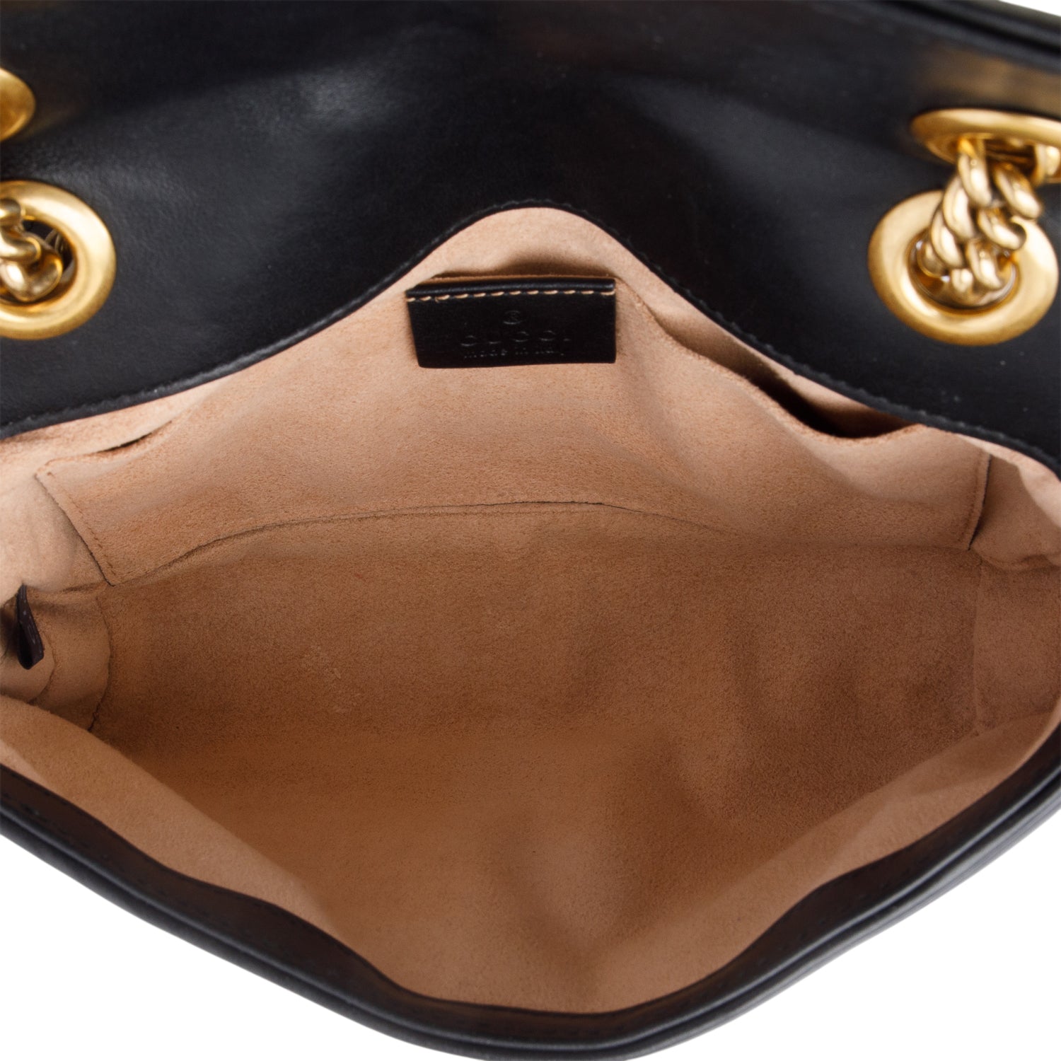 Gucci Black GG Marmont Matelasse Small Shoulder Bag