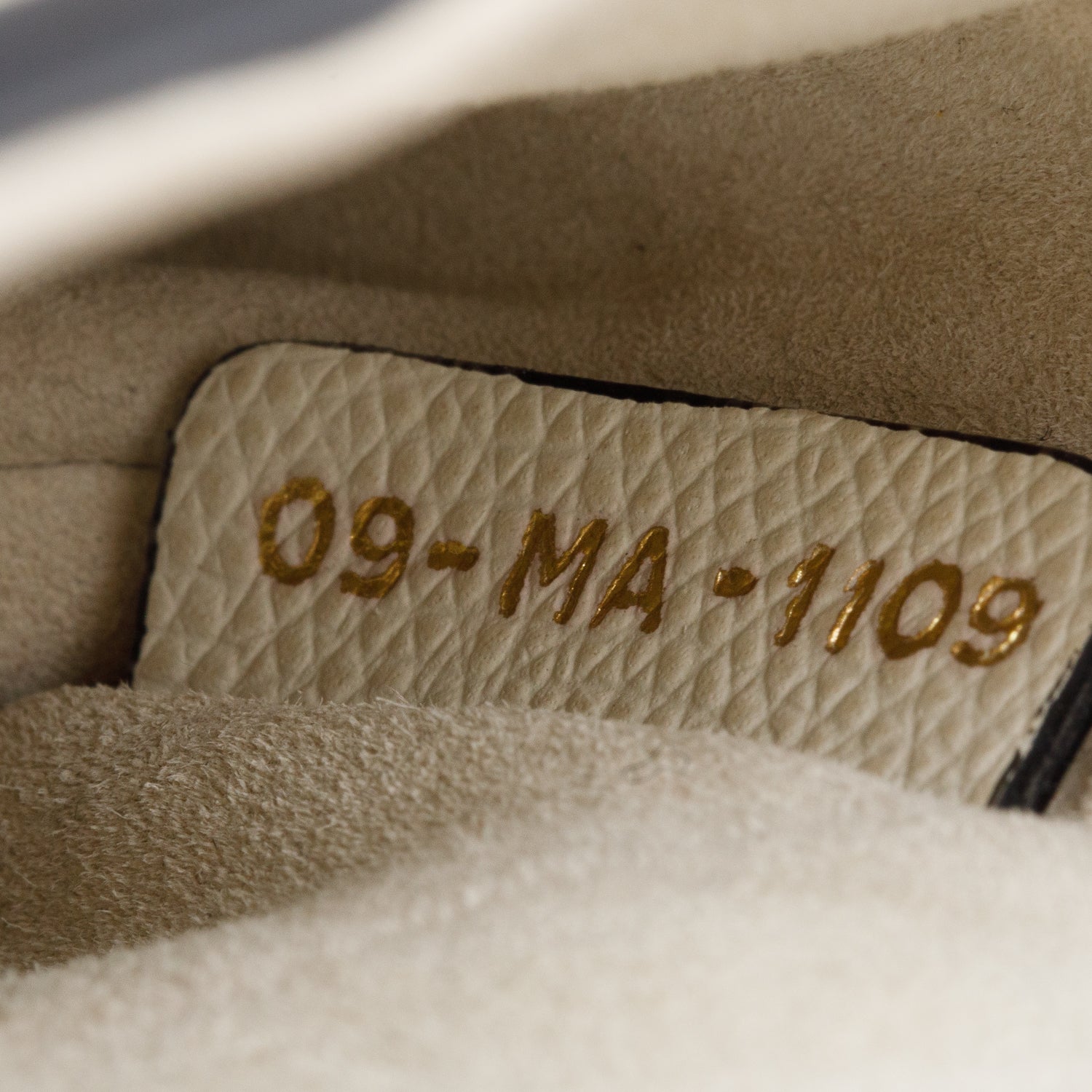 Christian Dior White Grained Calfskin Leather Mini Saddle Bag w/ Strap