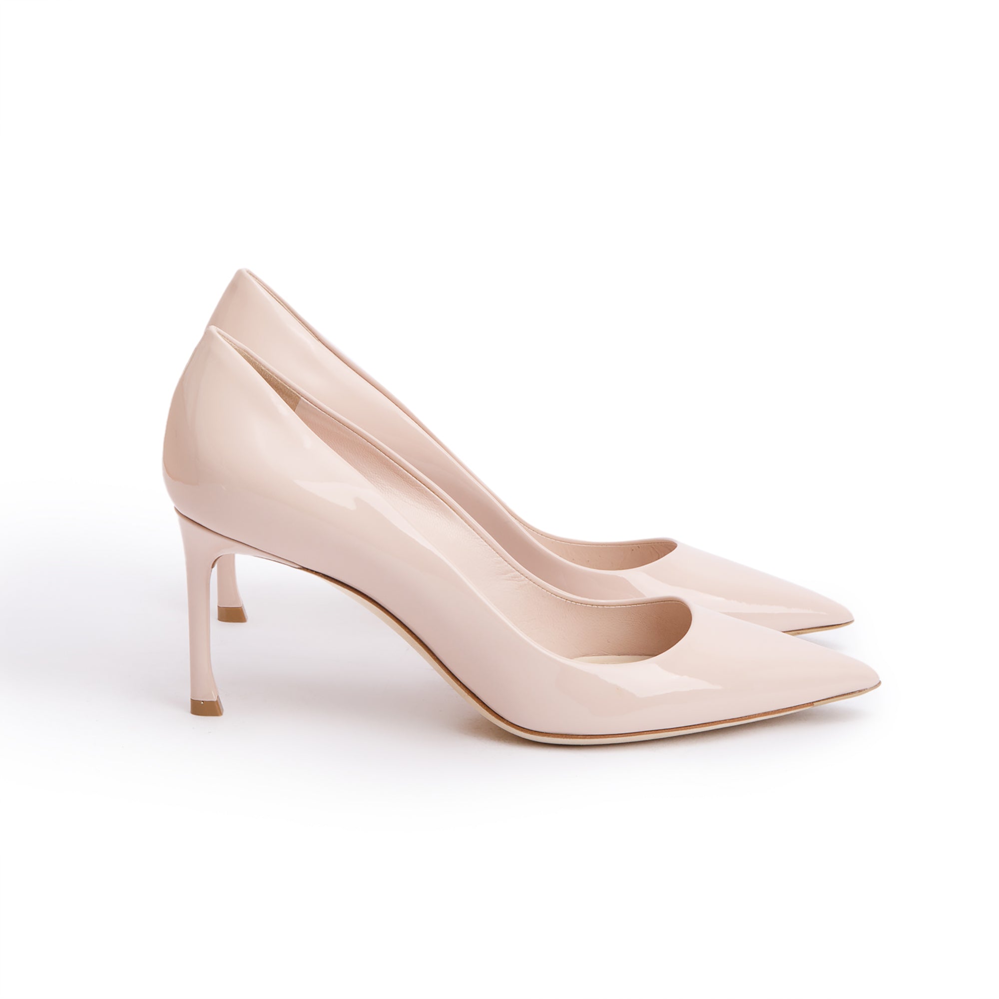 Christian Dior Pink Patent Leather Essence Pumps, Size 8 w/ Box
