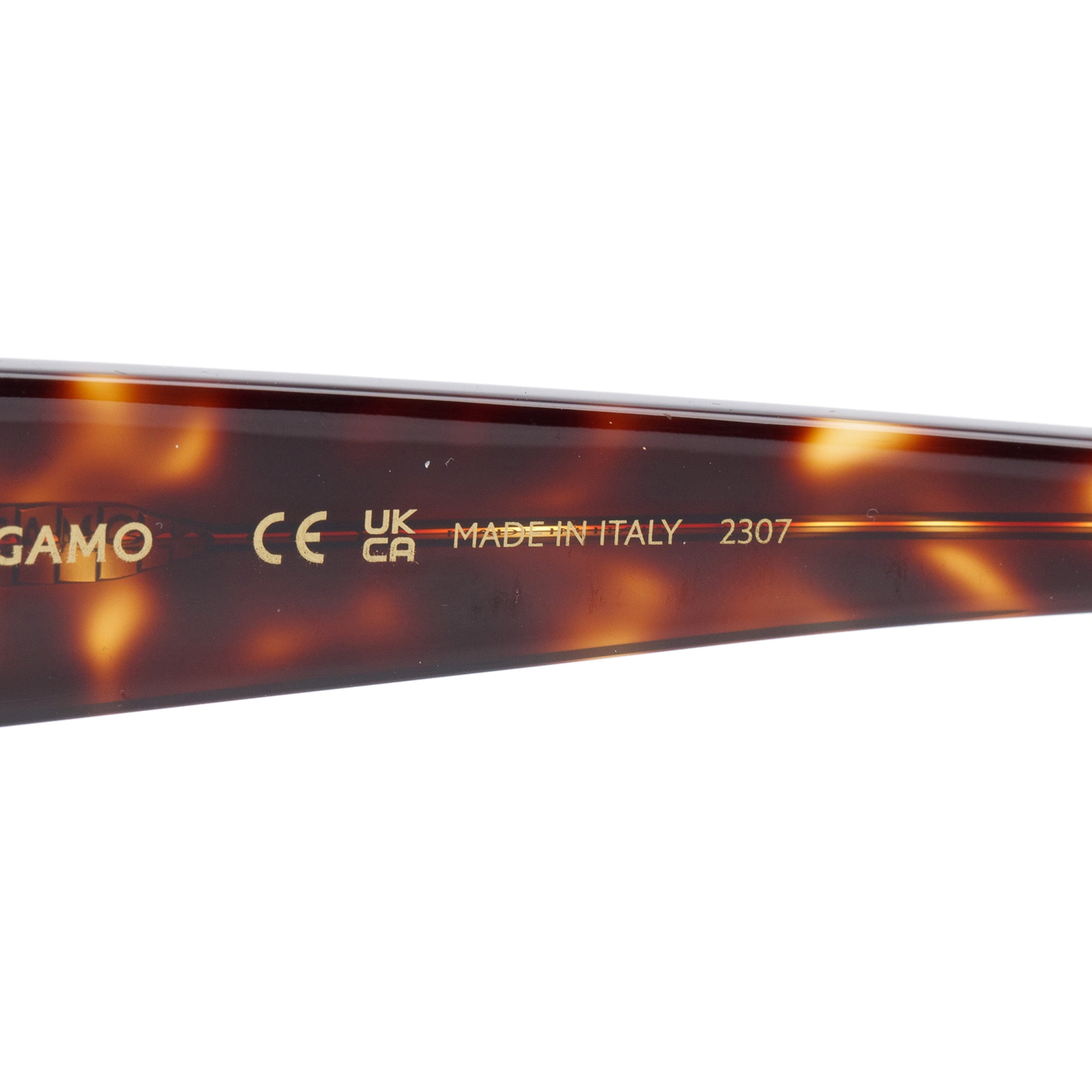 Salvatore Ferragamo SF1107S Havana Acetate Cat-Eye Sunglasses w/ Box & Case