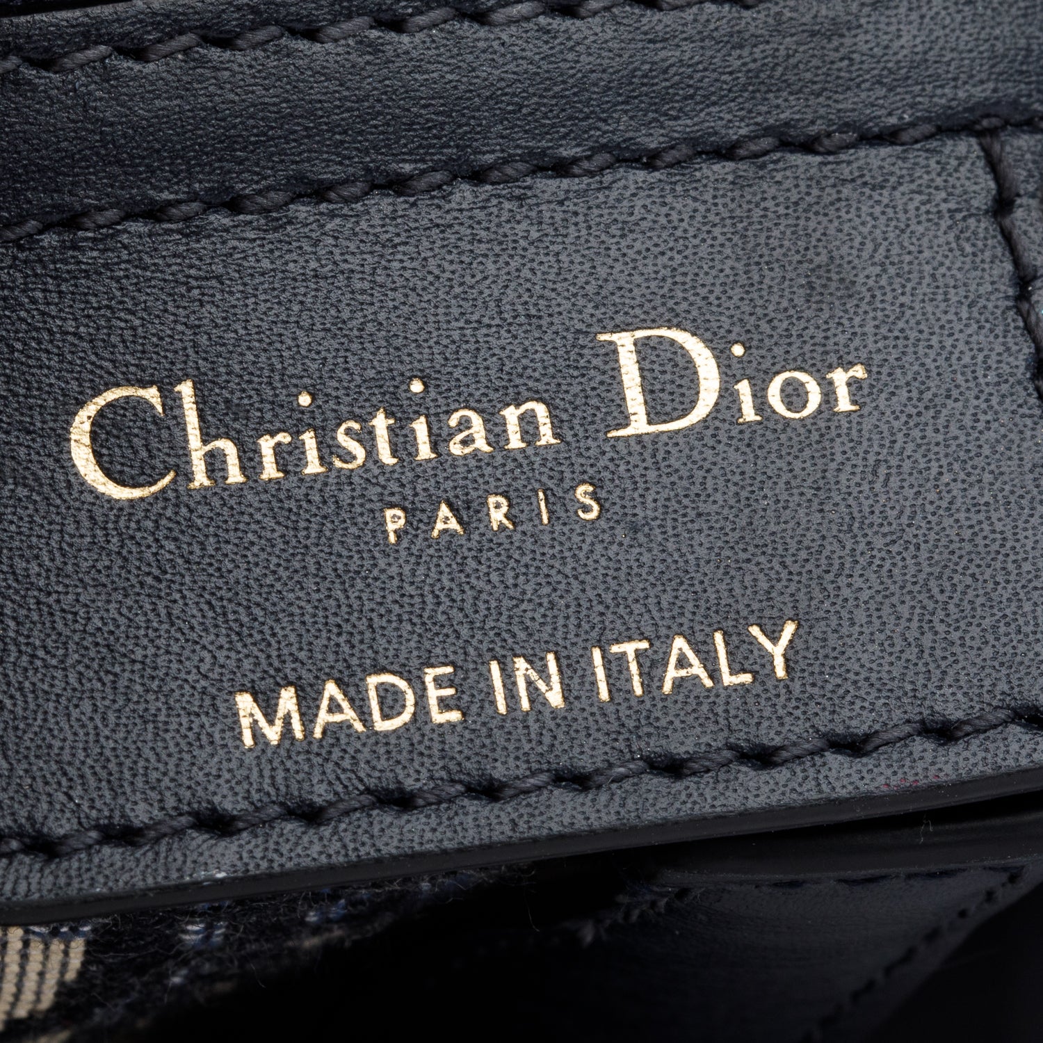 Christian Dior Oblique Medium Saddle Bag w/ Box