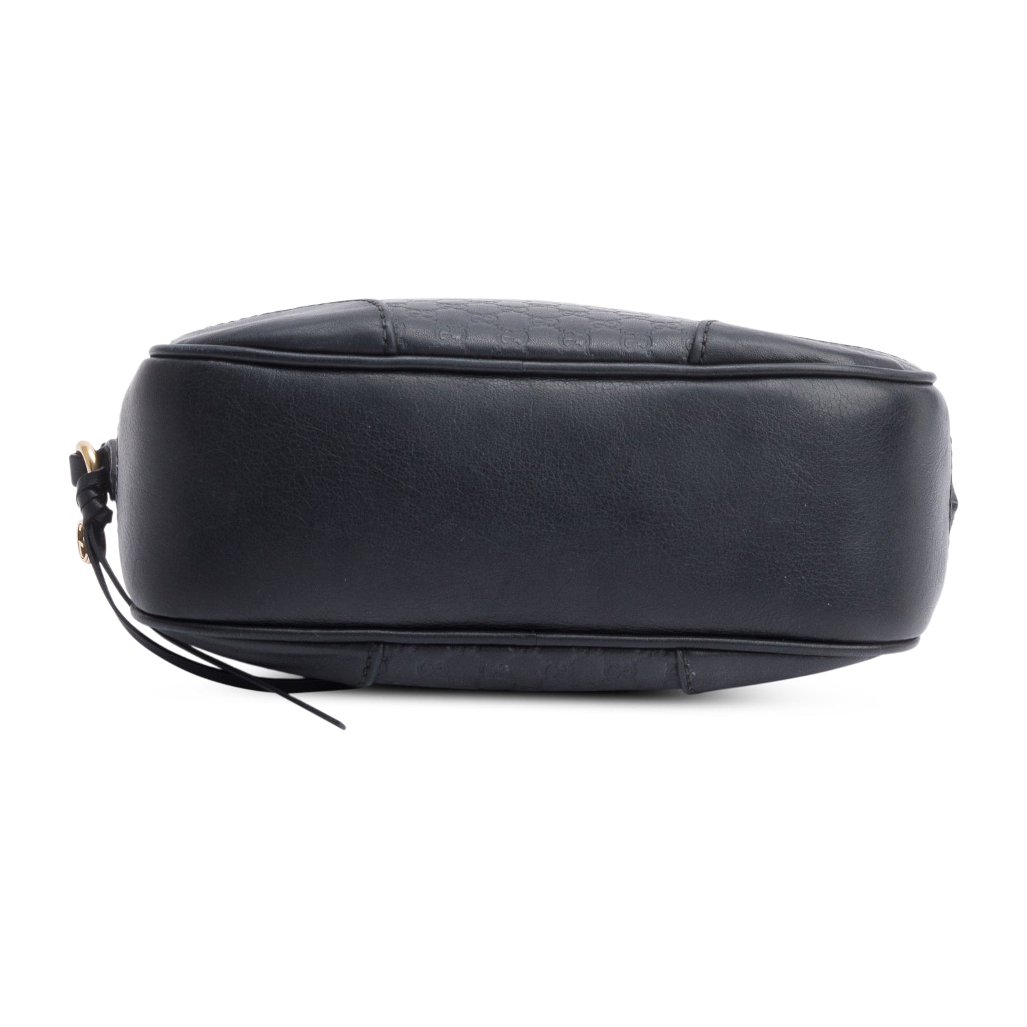 Gucci Black Microguccissima Leather Mini Bree Crossbody Bag