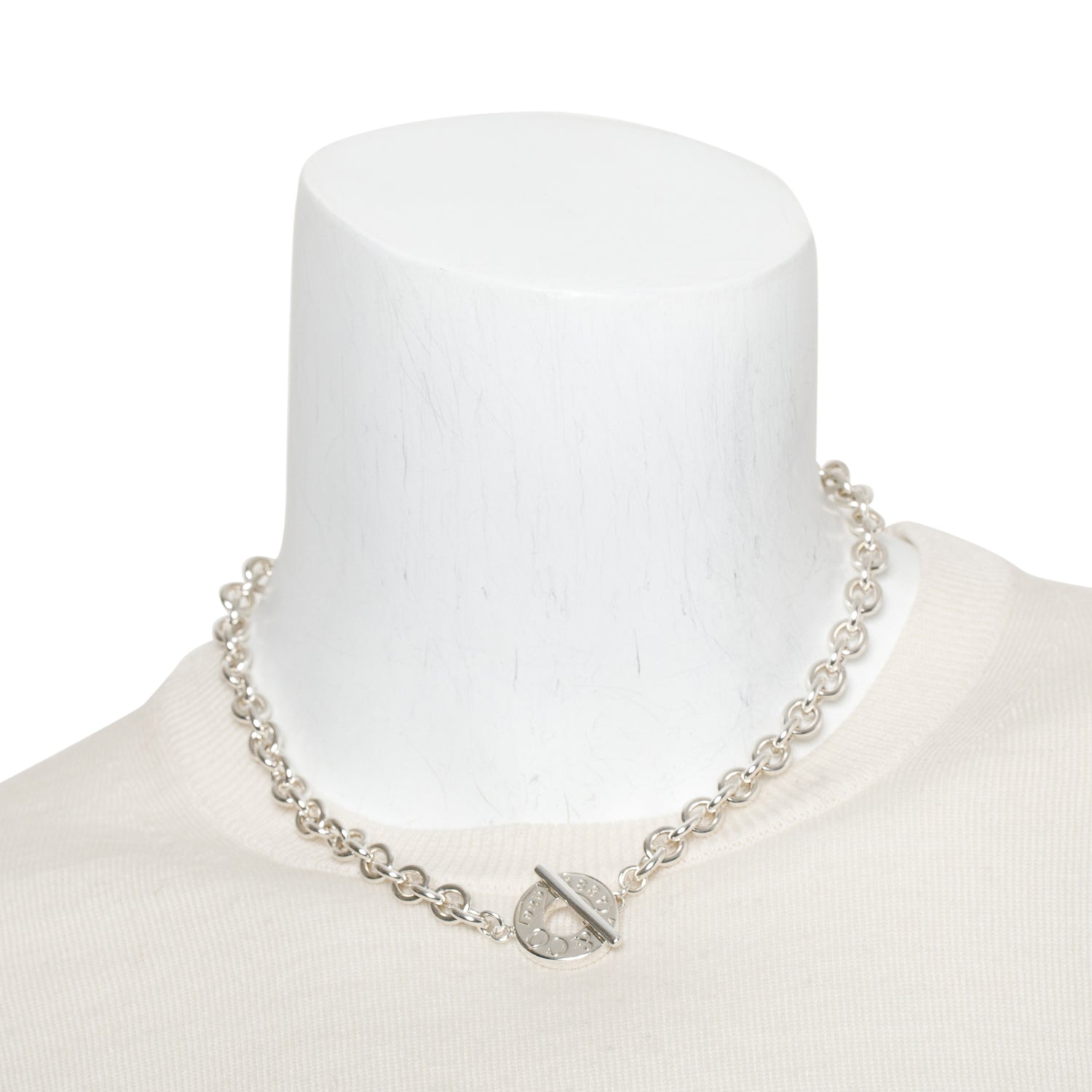 Tiffany & Co. Sterling Silver 1837 Toggle Necklace
