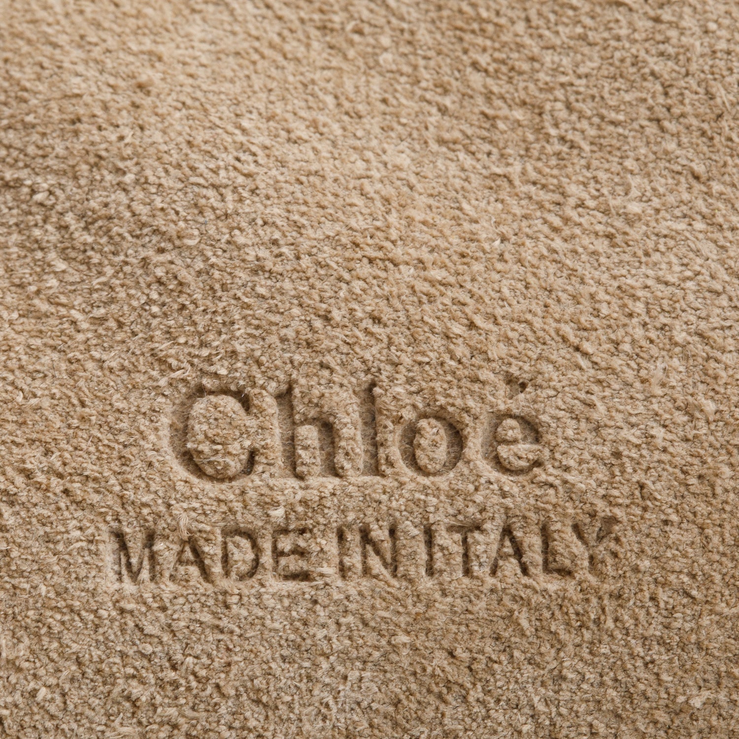 Chloe Brown Calfskin Leather Suede Trim Medium Faye Shoulder Bag