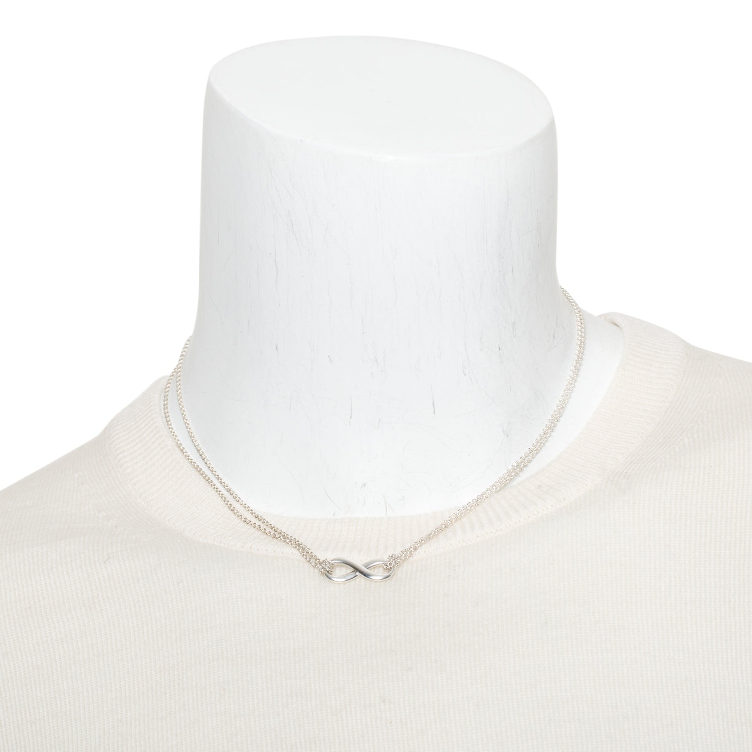 Tiffany & Co. Sterling Silver Infinity Pendant Necklace