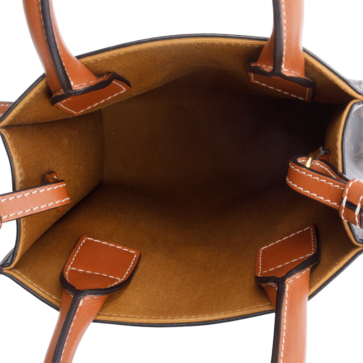 Celine 2020 Triomphe Canvas Mini Vertical Cabas Tote w/ Strap