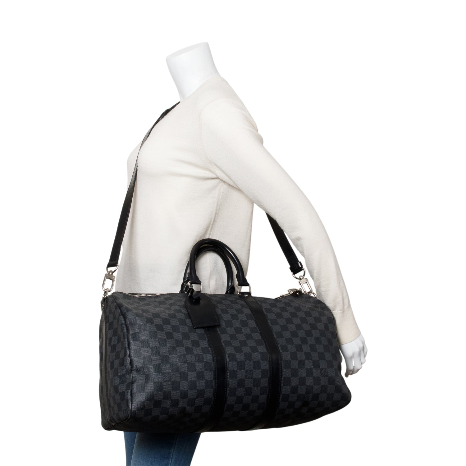 Louis Vuitton Damier Graphite Keepall Bandouliere 45
