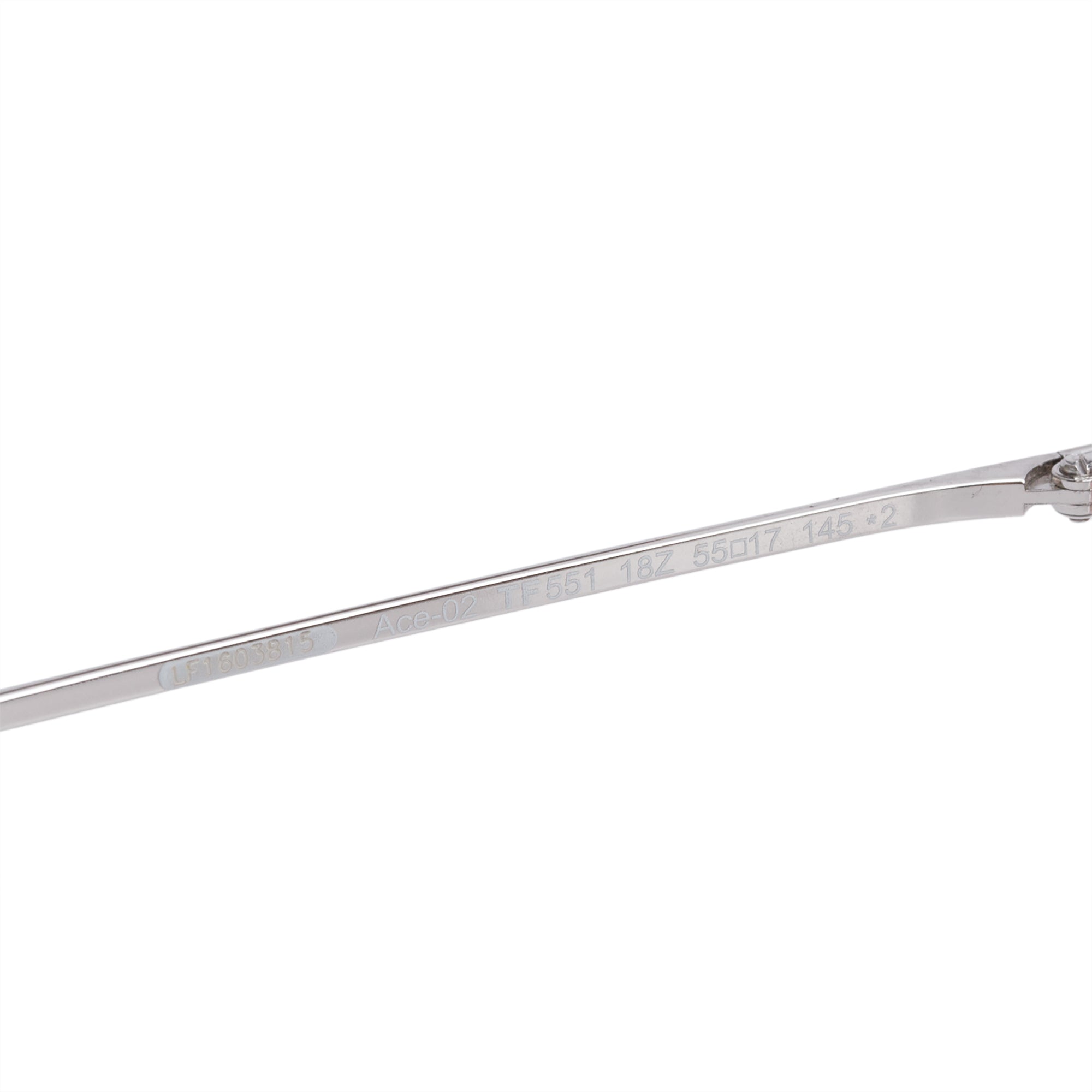 Tom Ford TF551 Silver Tone Metal Ace-02 Aviator Sunglasses