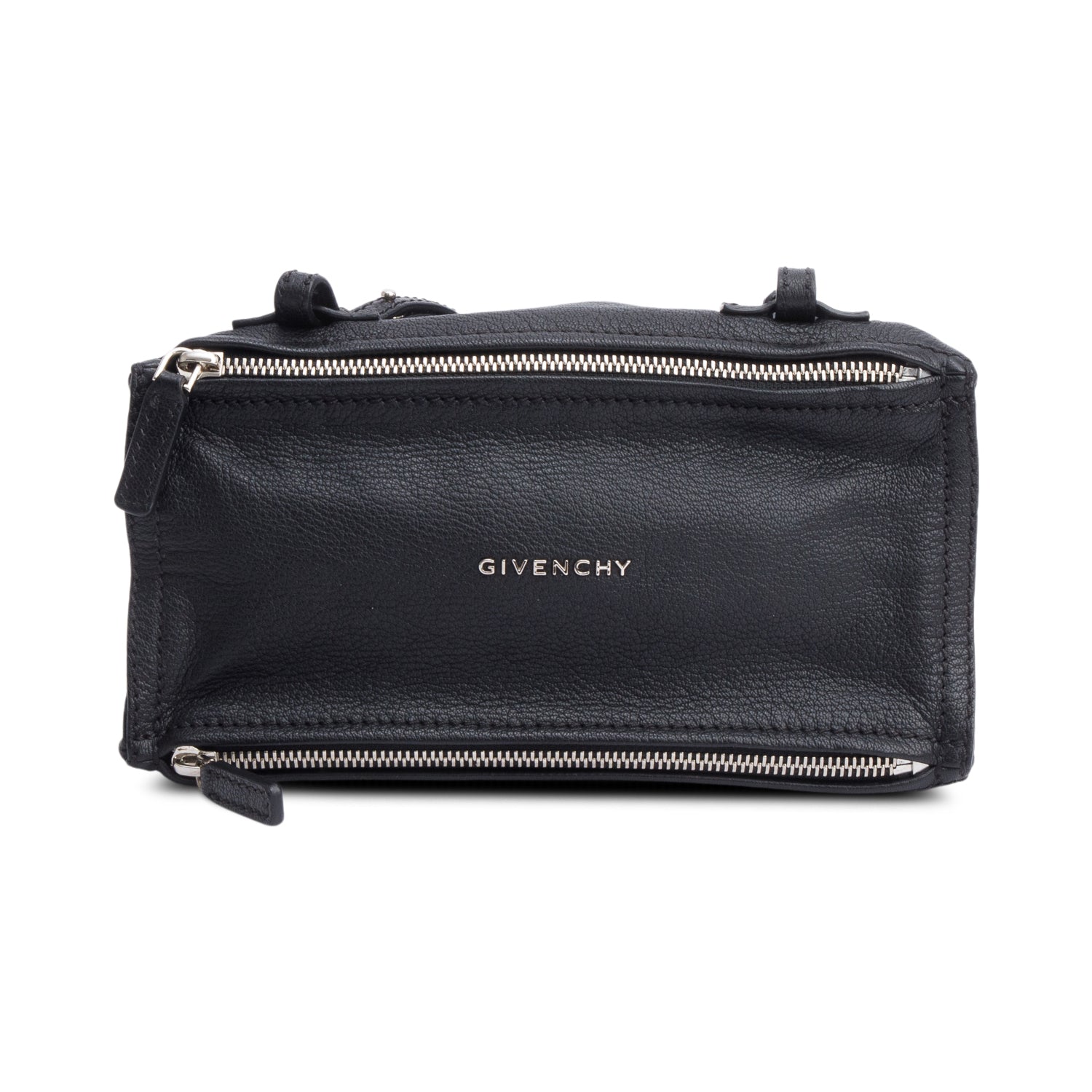Givenchy Black Sugar Goatskin Leather Mini Pandora Crossbody Bag w/ Receipt