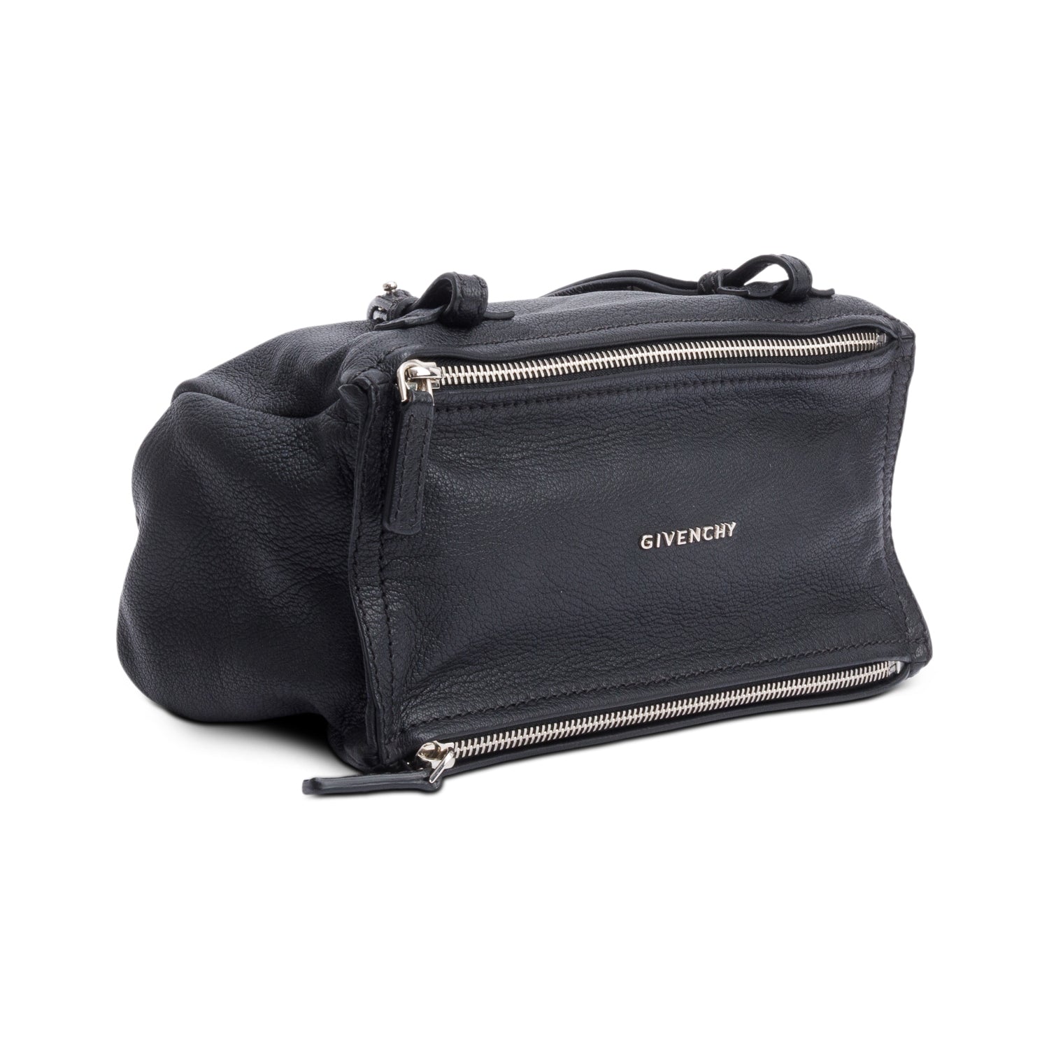 Givenchy Black Sugar Goatskin Leather Mini Pandora Crossbody Bag w/ Receipt