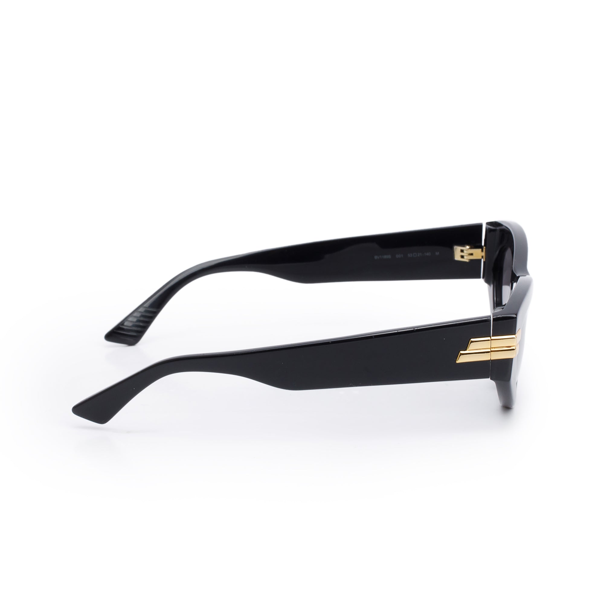 Bottega Veneta BV1189S Black Acetate Cat-Eye Sunglasses w/ Case
