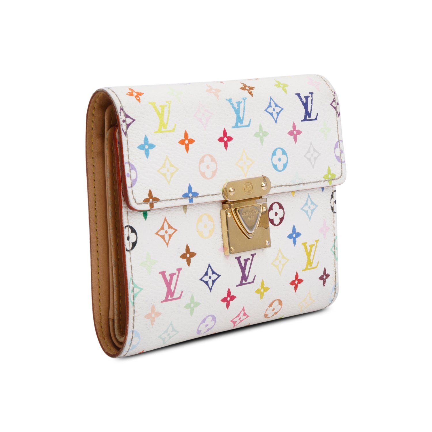 Louis Vuitton White Multicolore Koala Compact Wallet