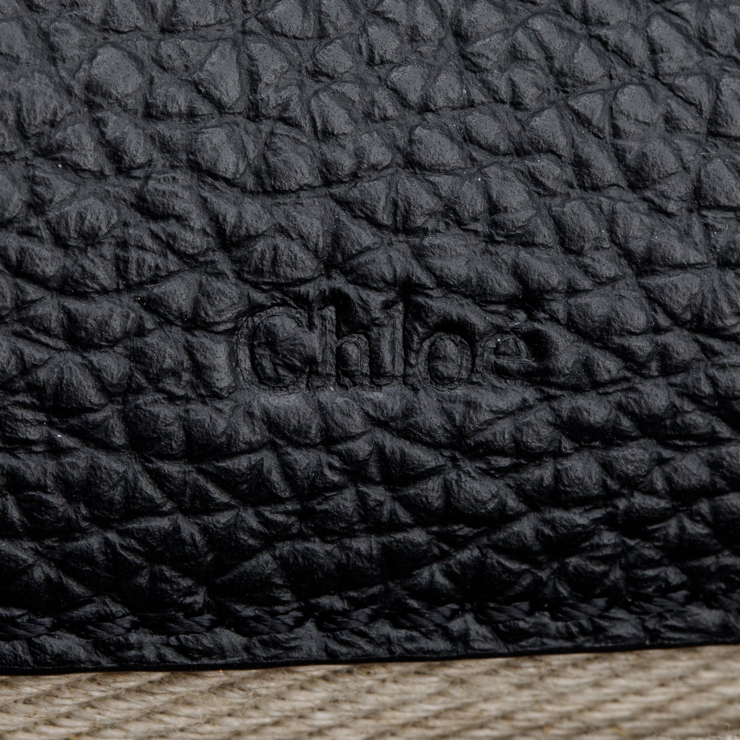 Chloe Black Calfskin Leather Nano Marcie Crossbody Bag w/ Authenticity Card
