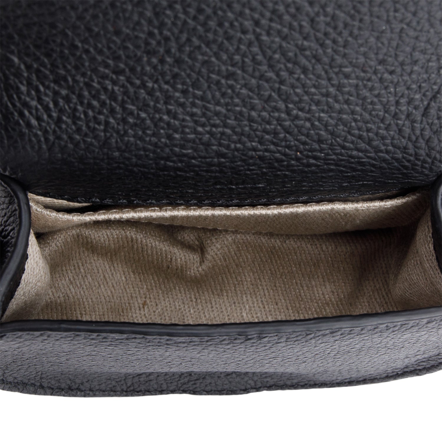 Chloe Black Calfskin Leather Nano Marcie Crossbody Bag w/ Authenticity Card