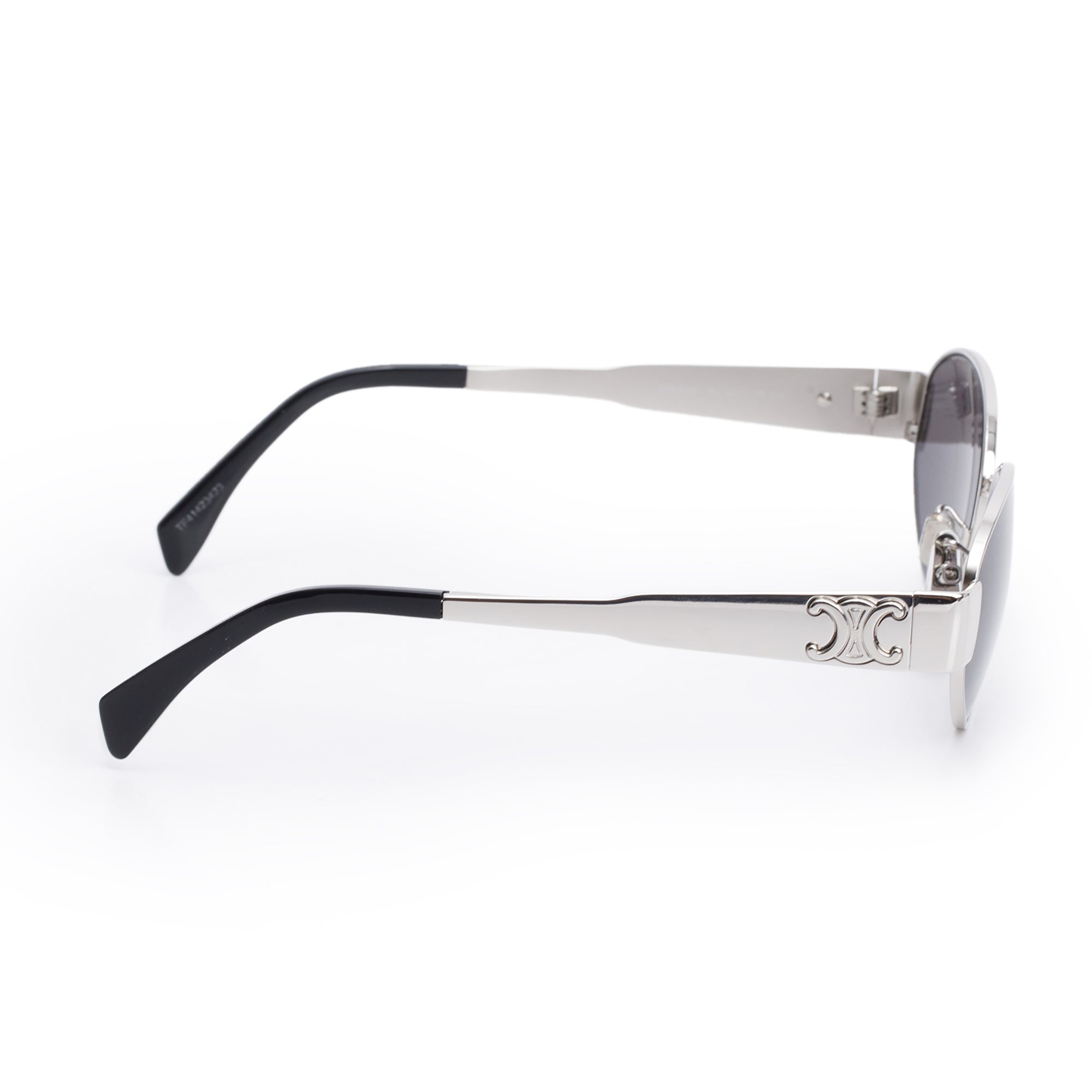 Celine CL40235U Triomphe Metal 01 Oval Sunglasses w/ Case