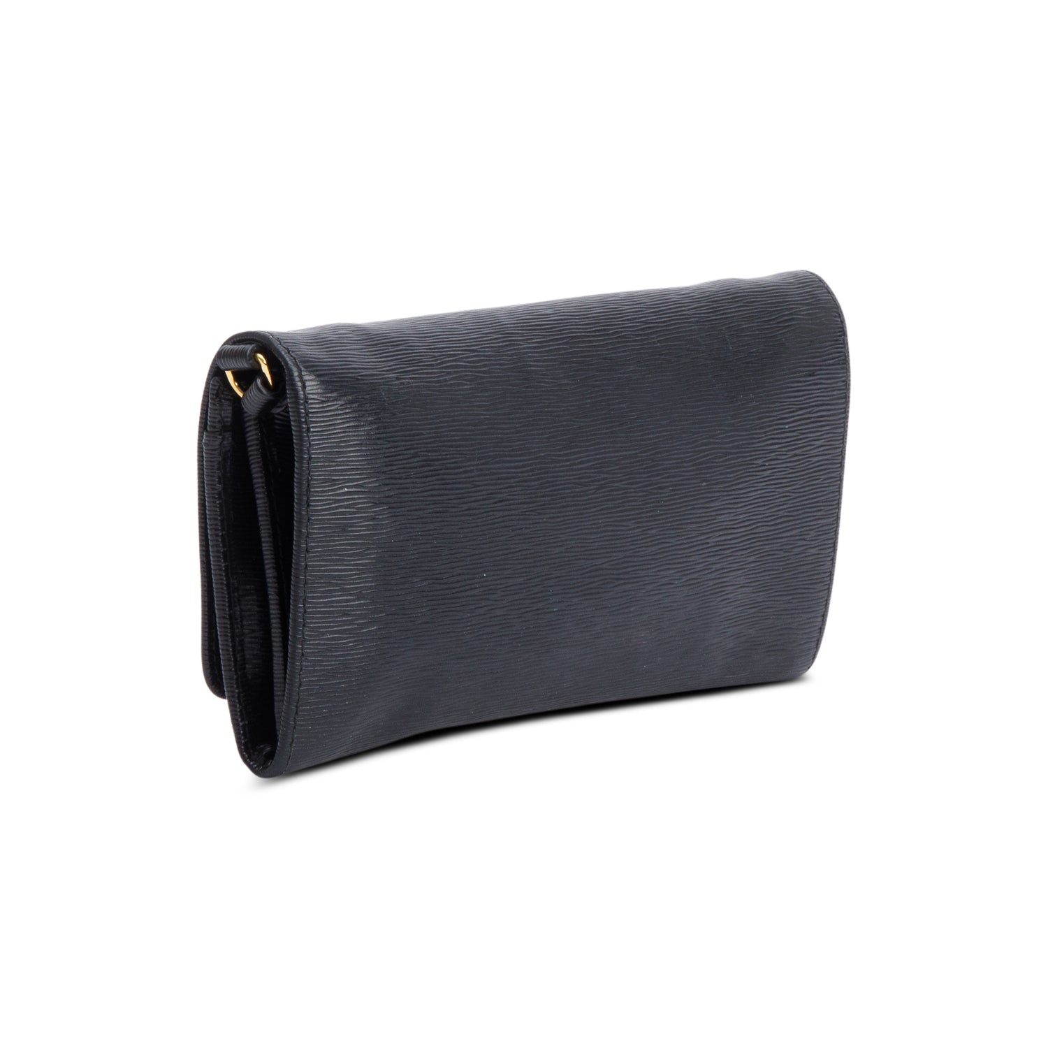 Prada Black Vitello Move Flap Crossbody Bag