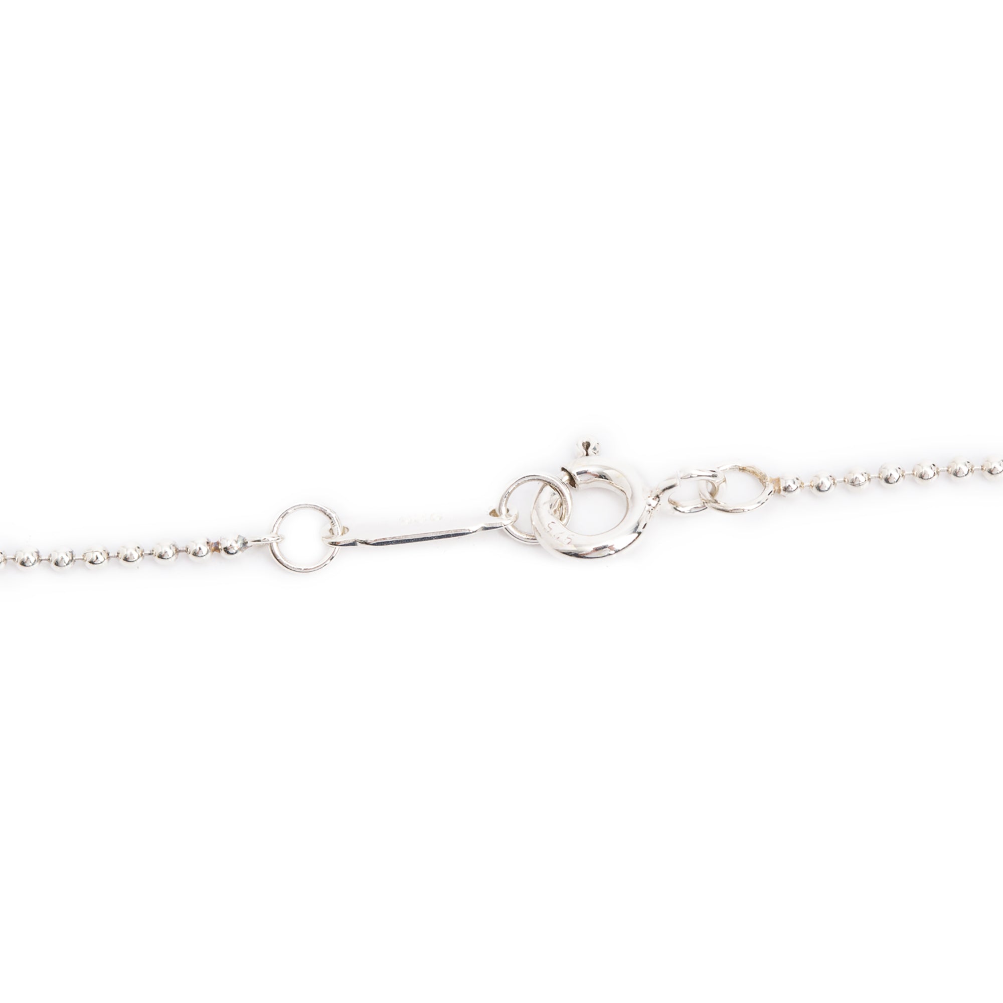 Tiffany & Co. Sterling Silver Small Oval Key Pendant Necklace