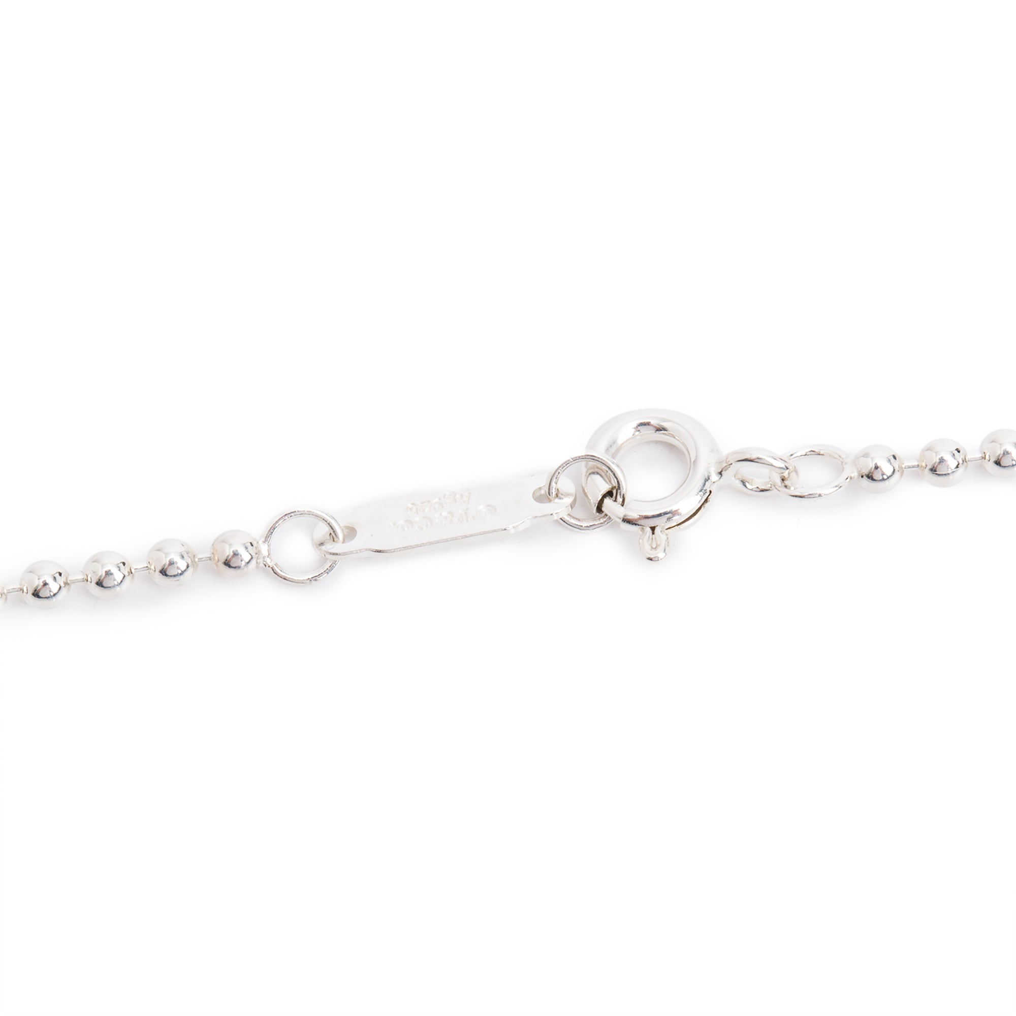 Tiffany & Co. Sterling Silver 1837 Makers I.D. Tag Pendant Necklace