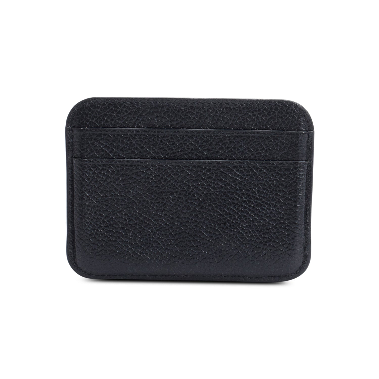 Balenciaga Black Calfskin Leather Cash Card Holder