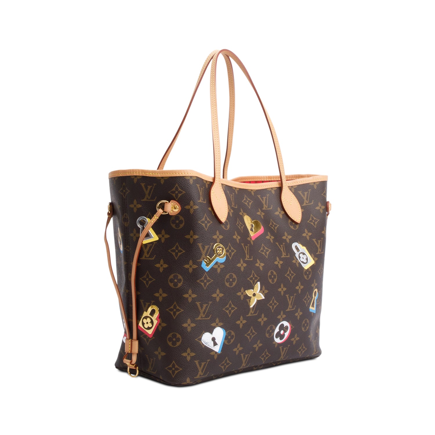 Louis Vuitton Monogram Love Lock Neverfull MM