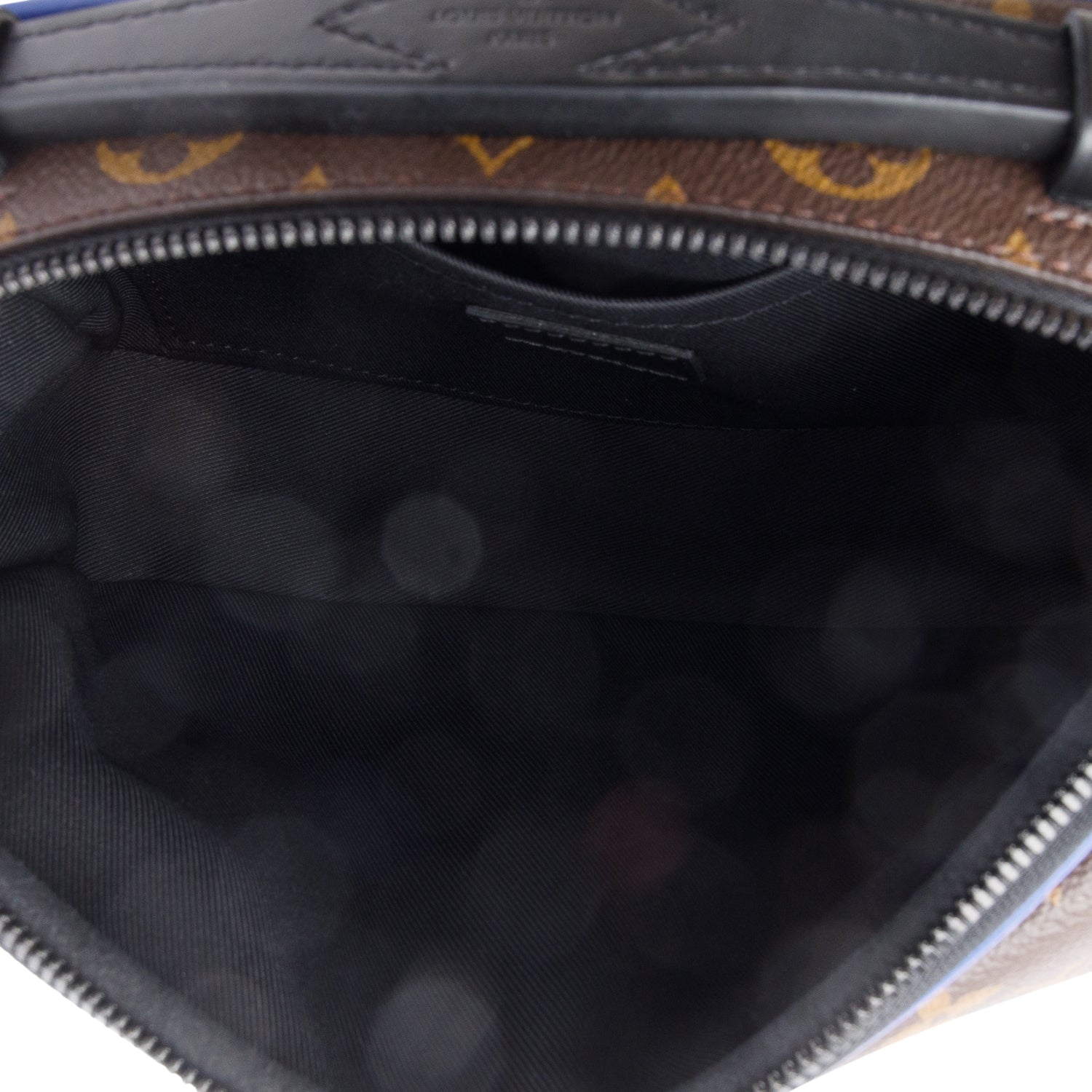 Louis Vuitton Monogram Macassar S Lock Messenger Bag