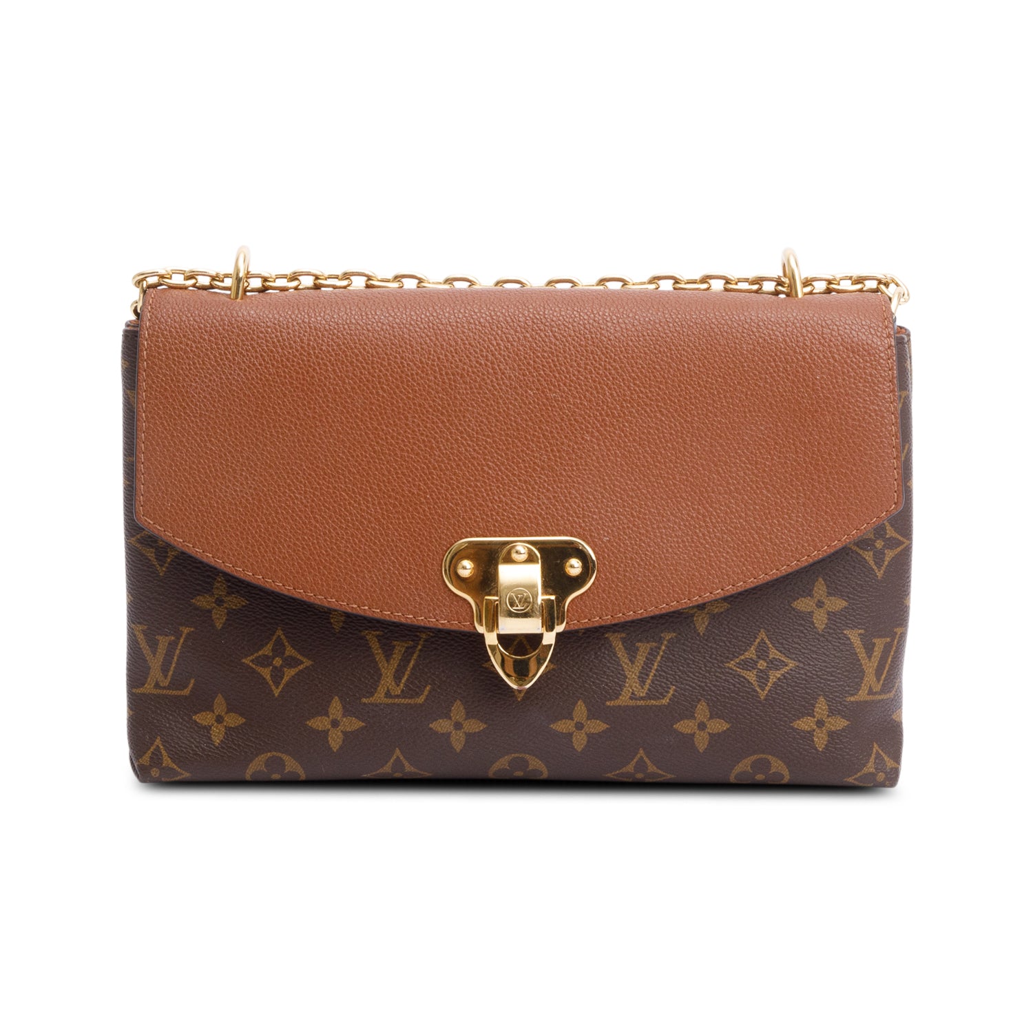 Louis Vuitton Monogram Brown Leather Saint Placide