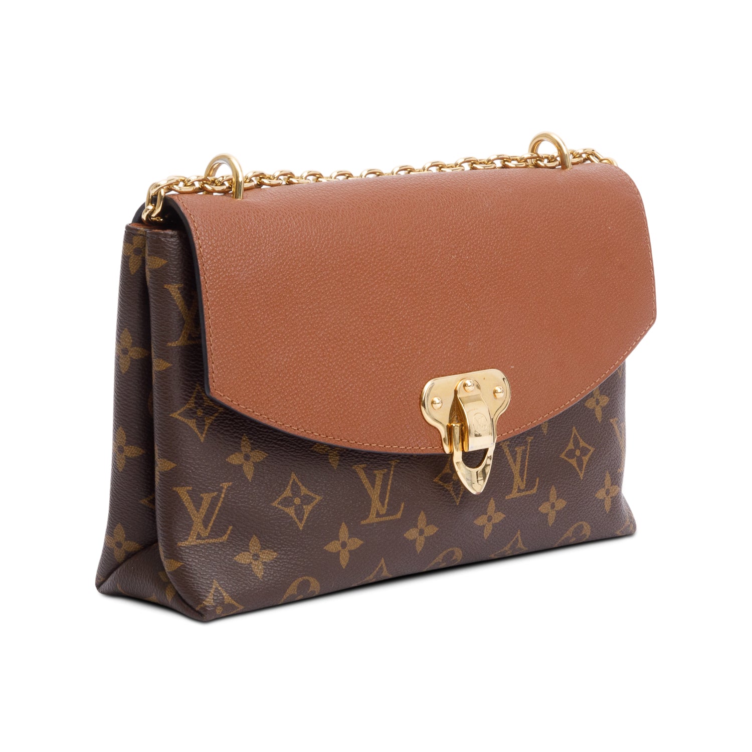 Louis Vuitton Monogram Brown Leather Saint Placide