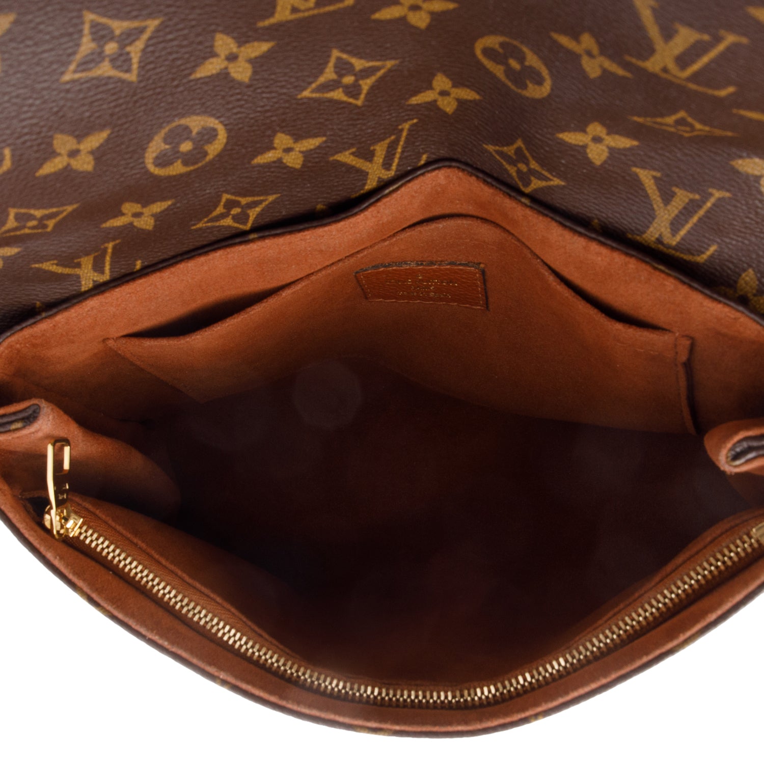 Louis Vuitton Monogram Brown Leather Saint Placide