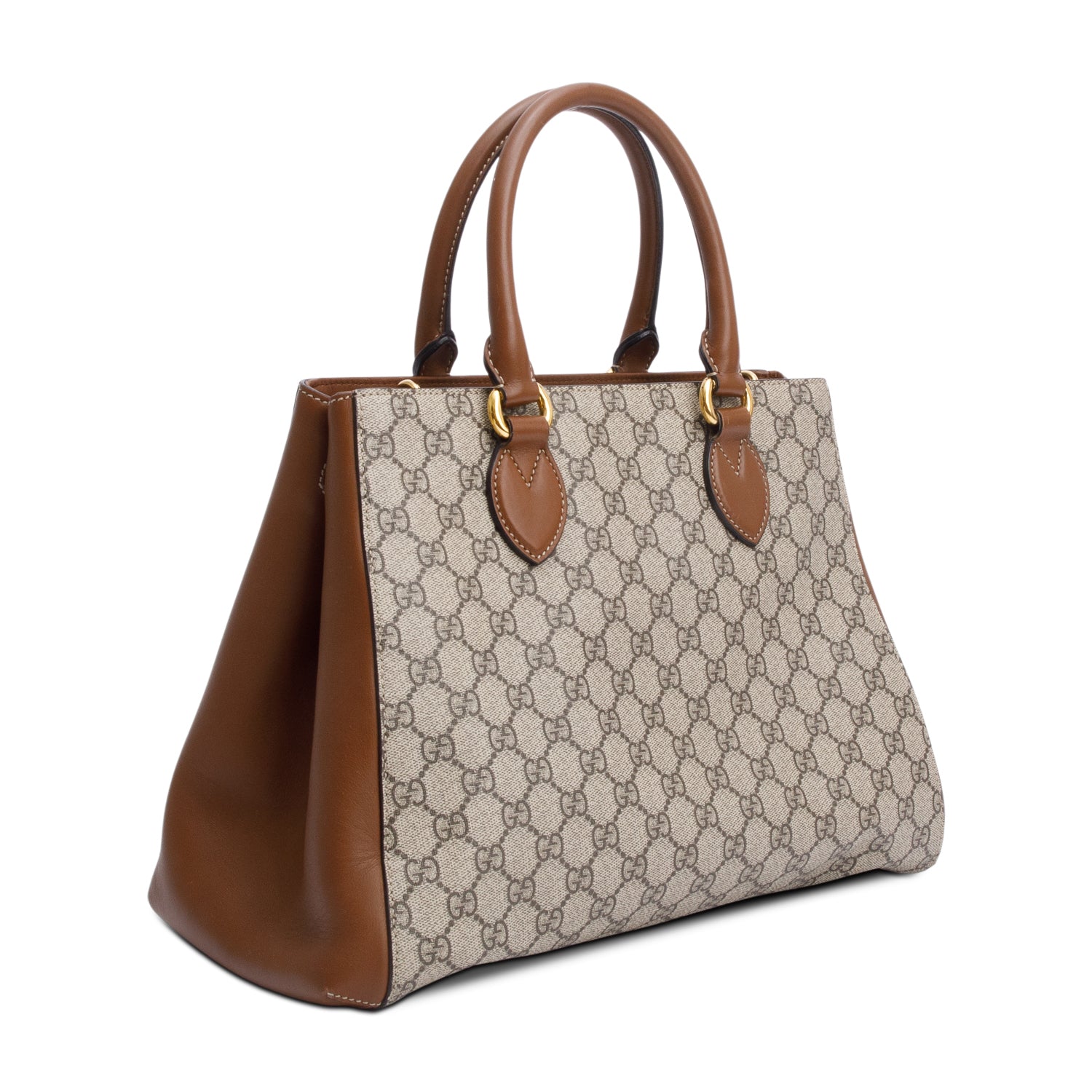 Gucci Soft GG Supreme Embroidered Blind For Love Medium Tote w/ Strap