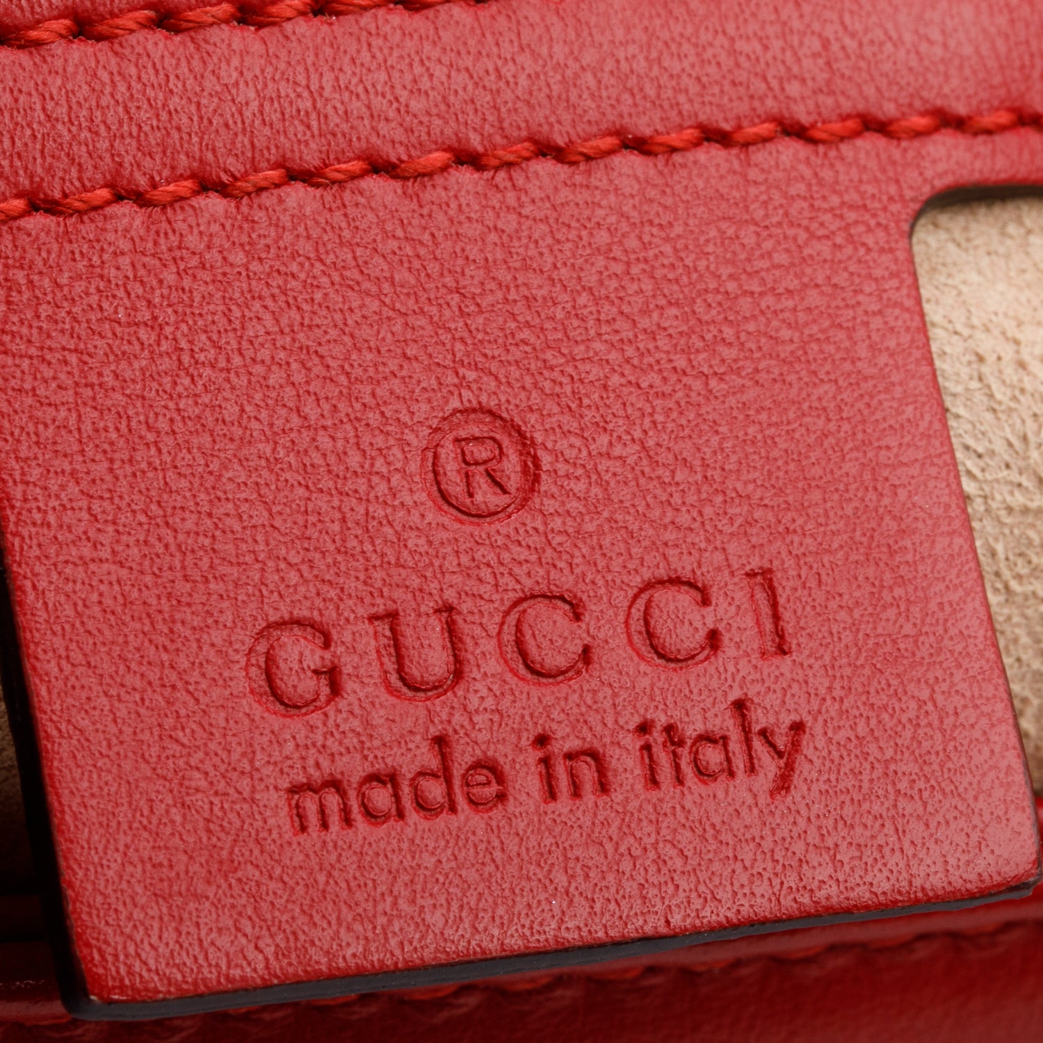 Gucci Red GG Marmont Matelasse Small Shoulder Bag