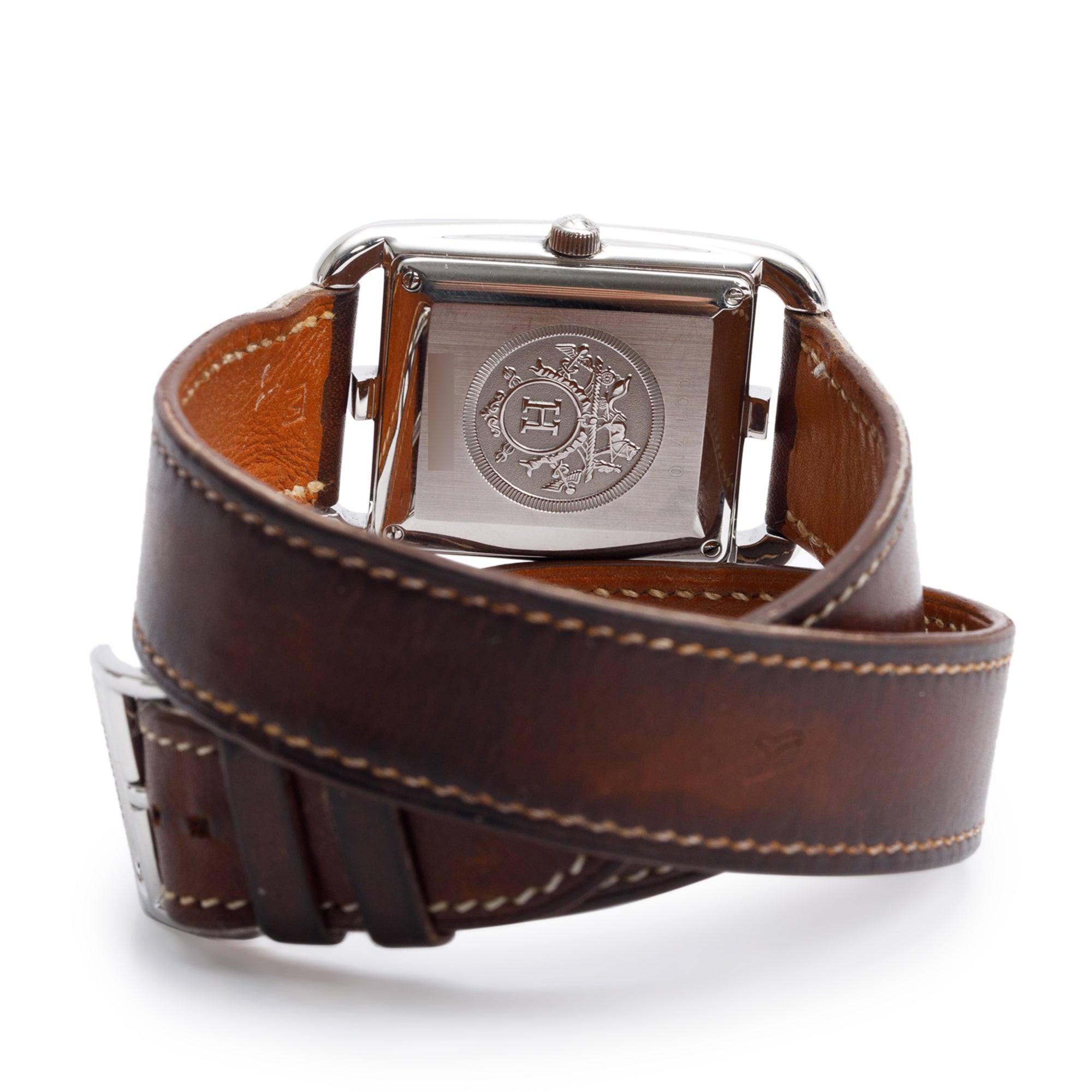 Hermes Stainless Steel Cape Cod 29 MM Double Tour Automatic Watch w/ Box & Papers