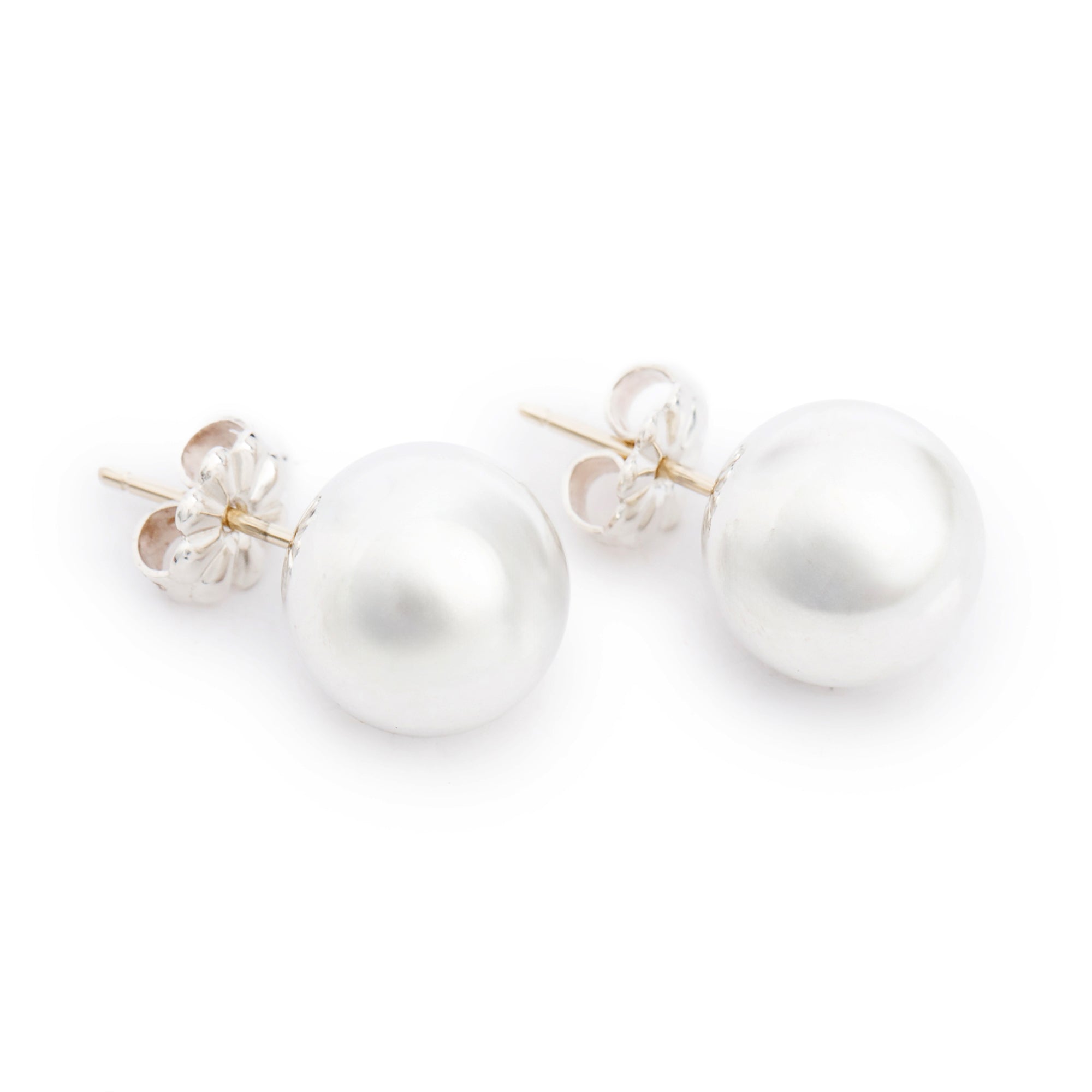 Tiffany & Co. Sterling Silver HardWear 10 MM Ball Earrings