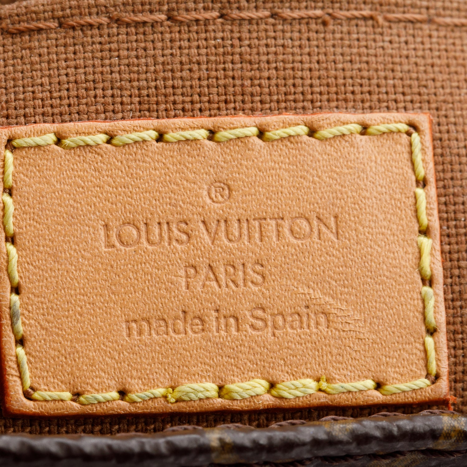 Louis Vuitton Monogram Petit Sac Plat w/ Strap & Box