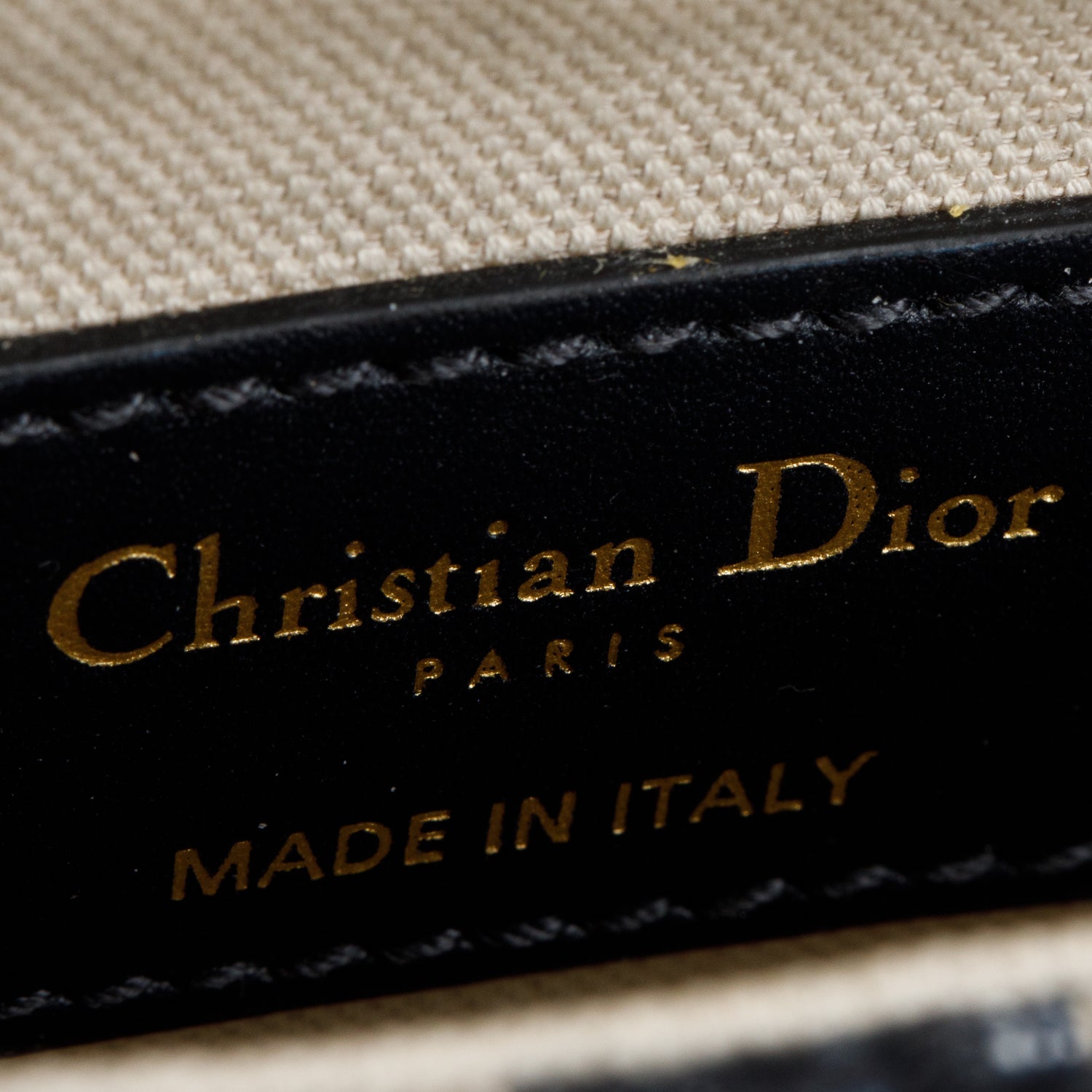 Christian Dior Oblique Mini Saddle Bag w/ Box & Authenticity Card