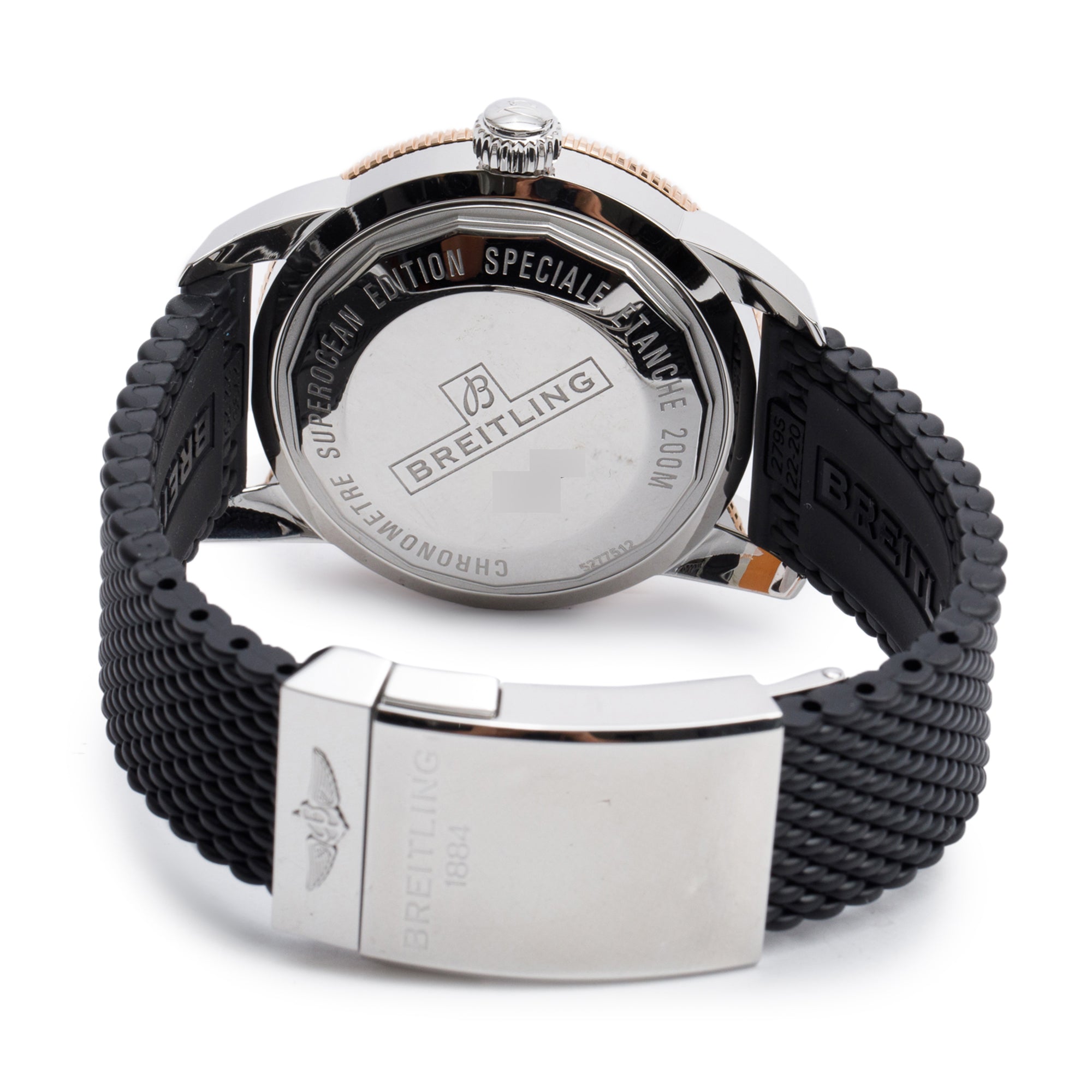 Breitling Stainless Steel & 18k Rose Gold Superocean Heritage B20 44 MM Automatic Watch UB2030 w/ Box & Papers