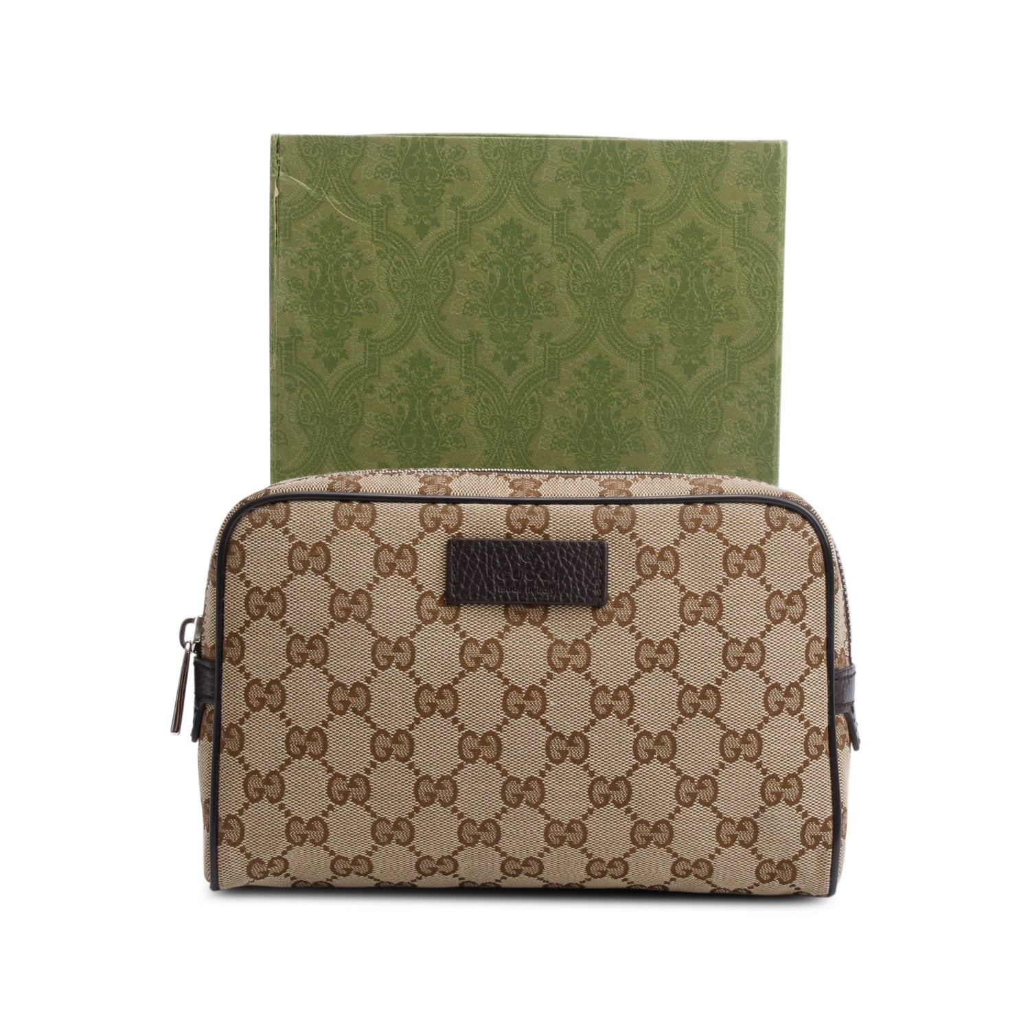 Gucci Beige GG Canvas Belt Bag w/ Box