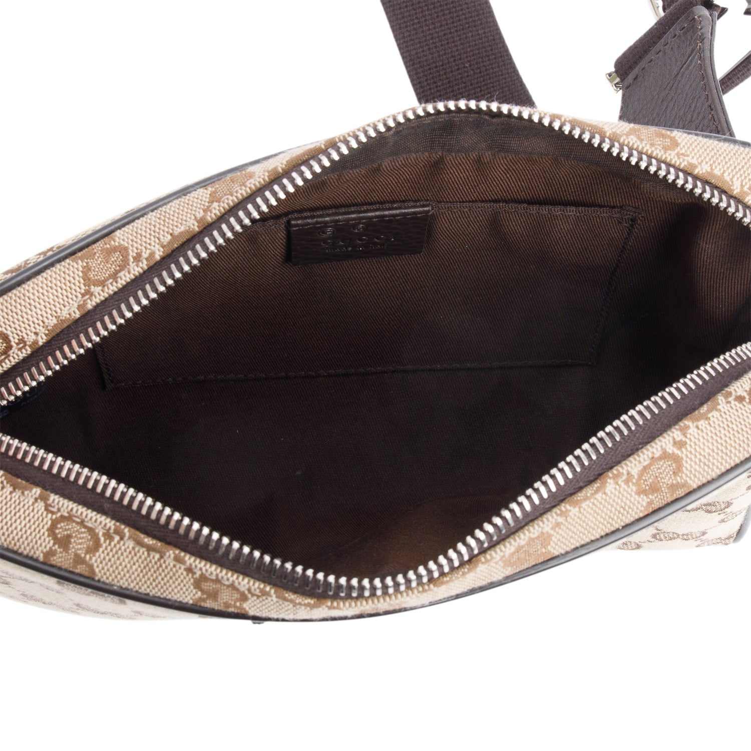 Gucci Beige GG Canvas Belt Bag w/ Box