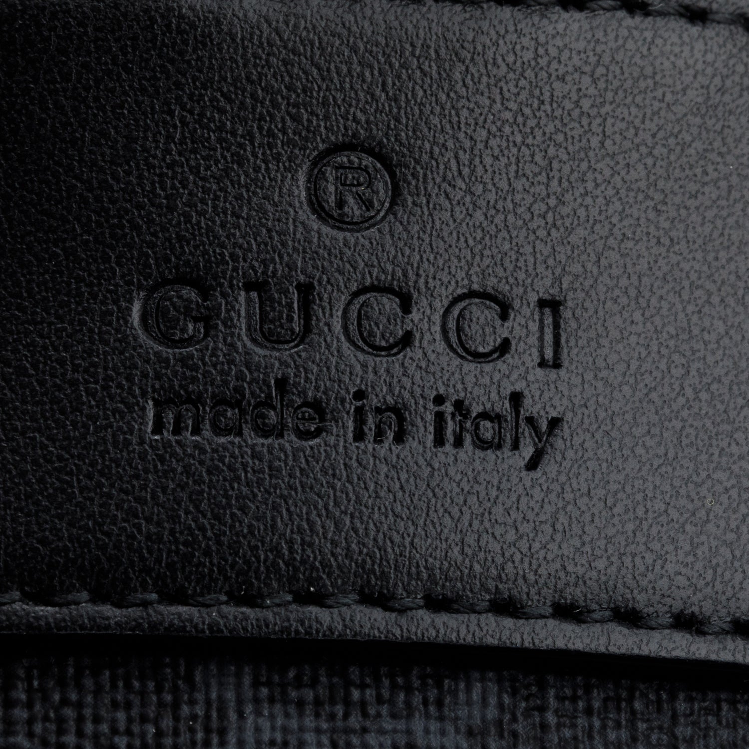 Gucci 2024 Black GG Supreme Super Mini Bag w/ Box & Receipt