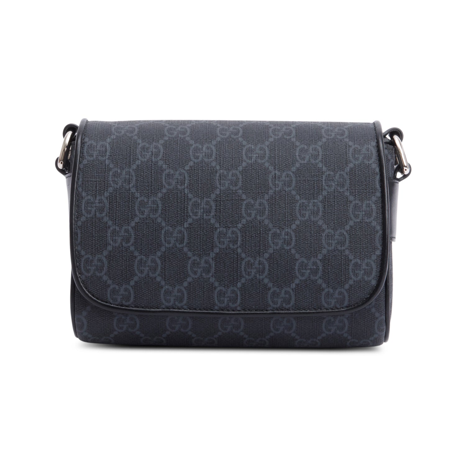 Gucci 2024 Black GG Supreme Super Mini Bag w/ Box & Receipt